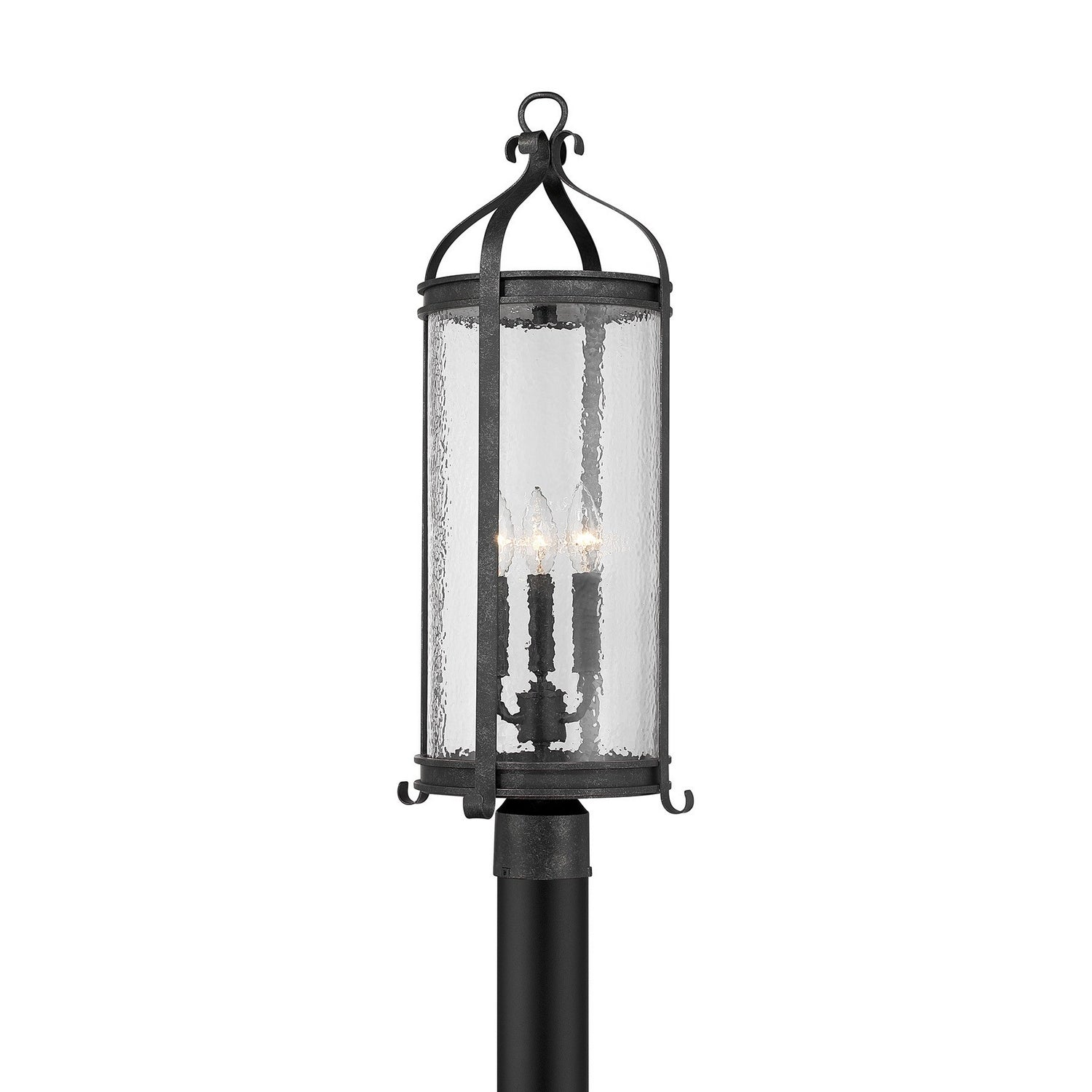 Lanterne sur poteau extérieure 3 lumières | Preston