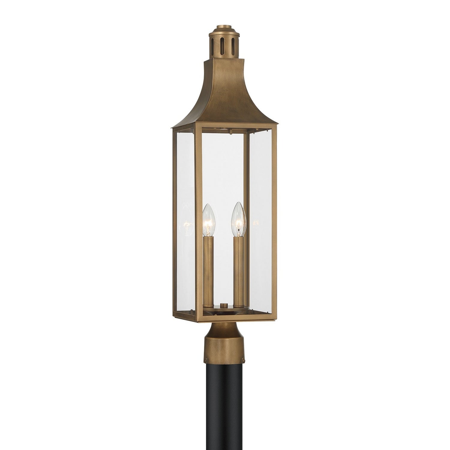 Lanterne sur poteau extérieure 2 lumières | Lancaster