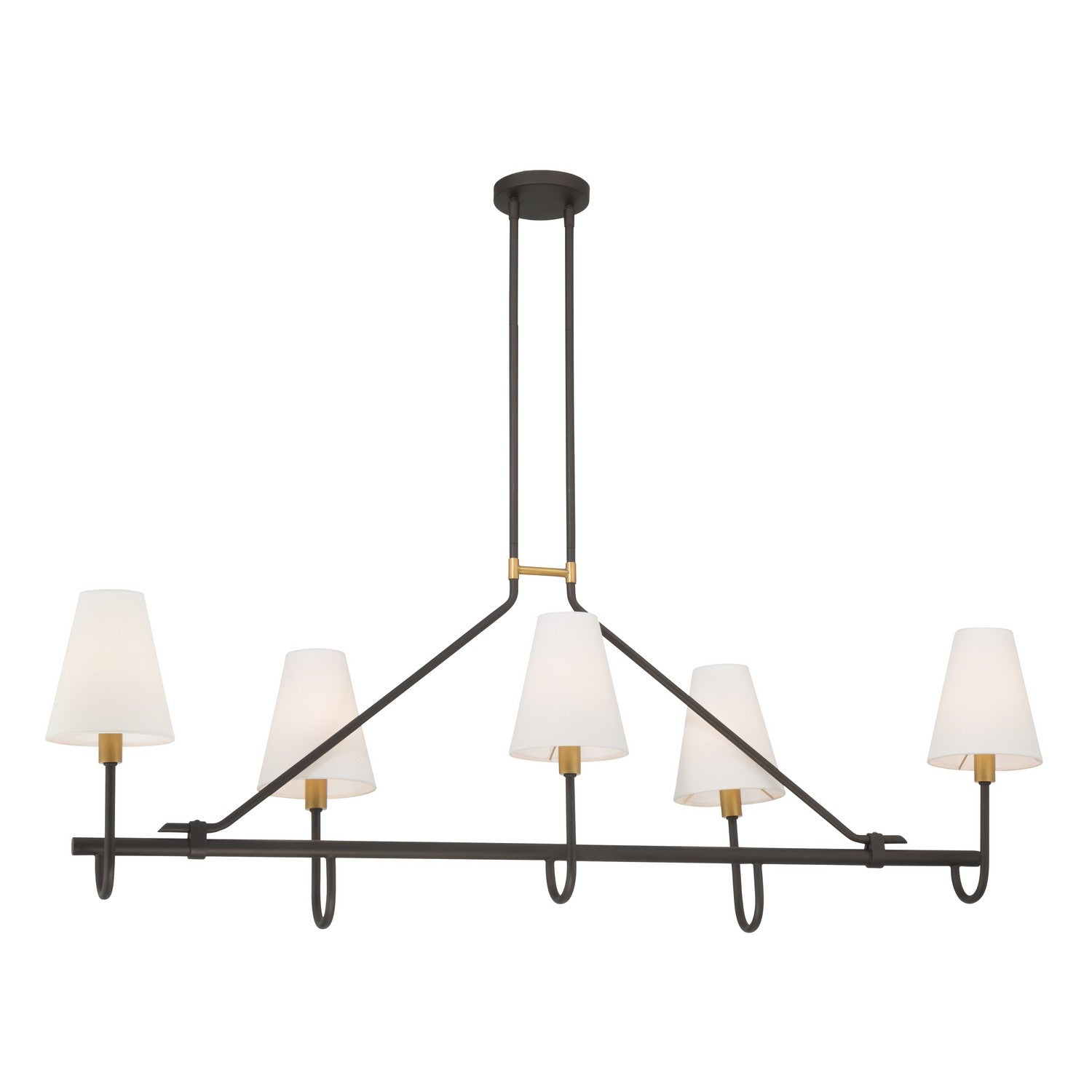 Lustre linéaire 5 lumières | Bellforge
