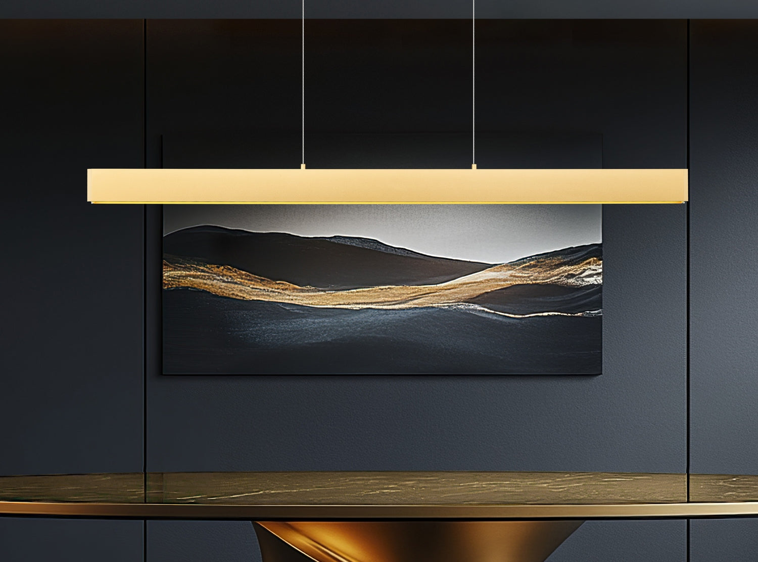 Lustre linéaire DEL | Hudson