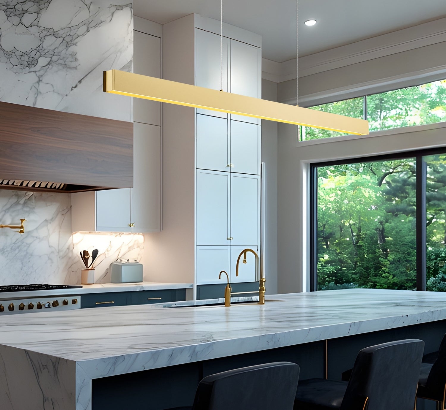 Lustre linéaire DEL | Hudson