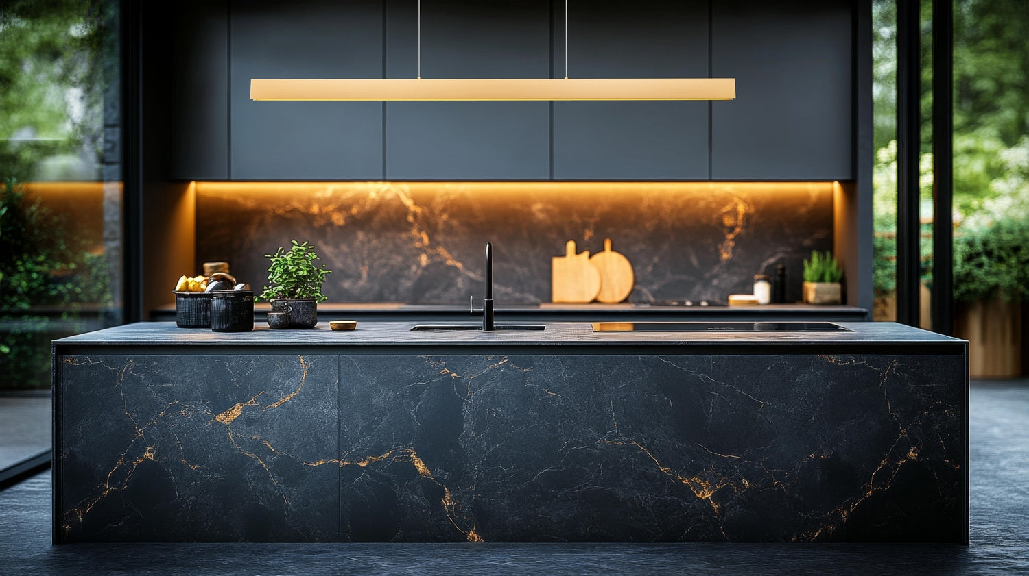 Lustre linéaire DEL | Hudson
