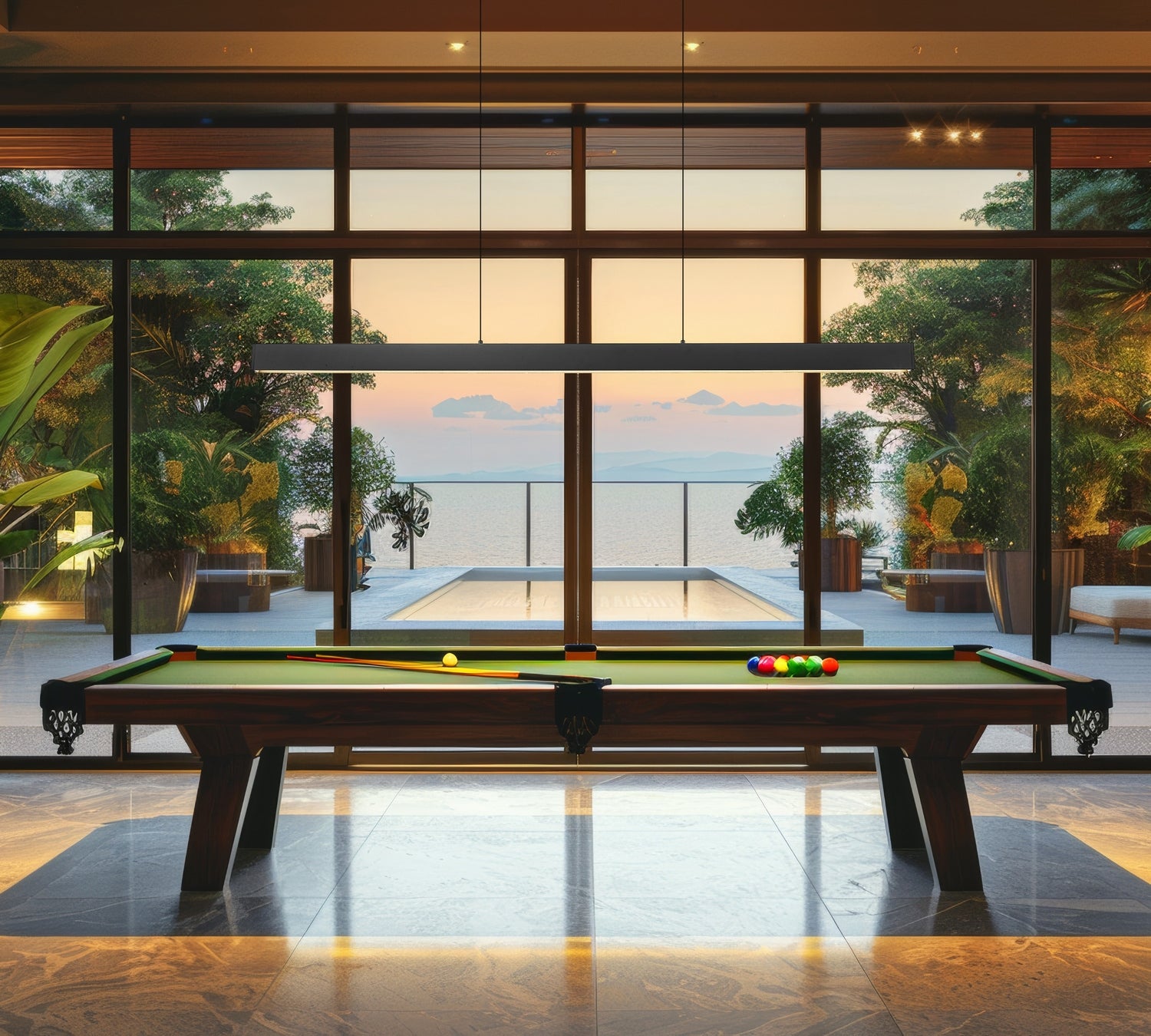 Lustre linéaire DEL | Hudson