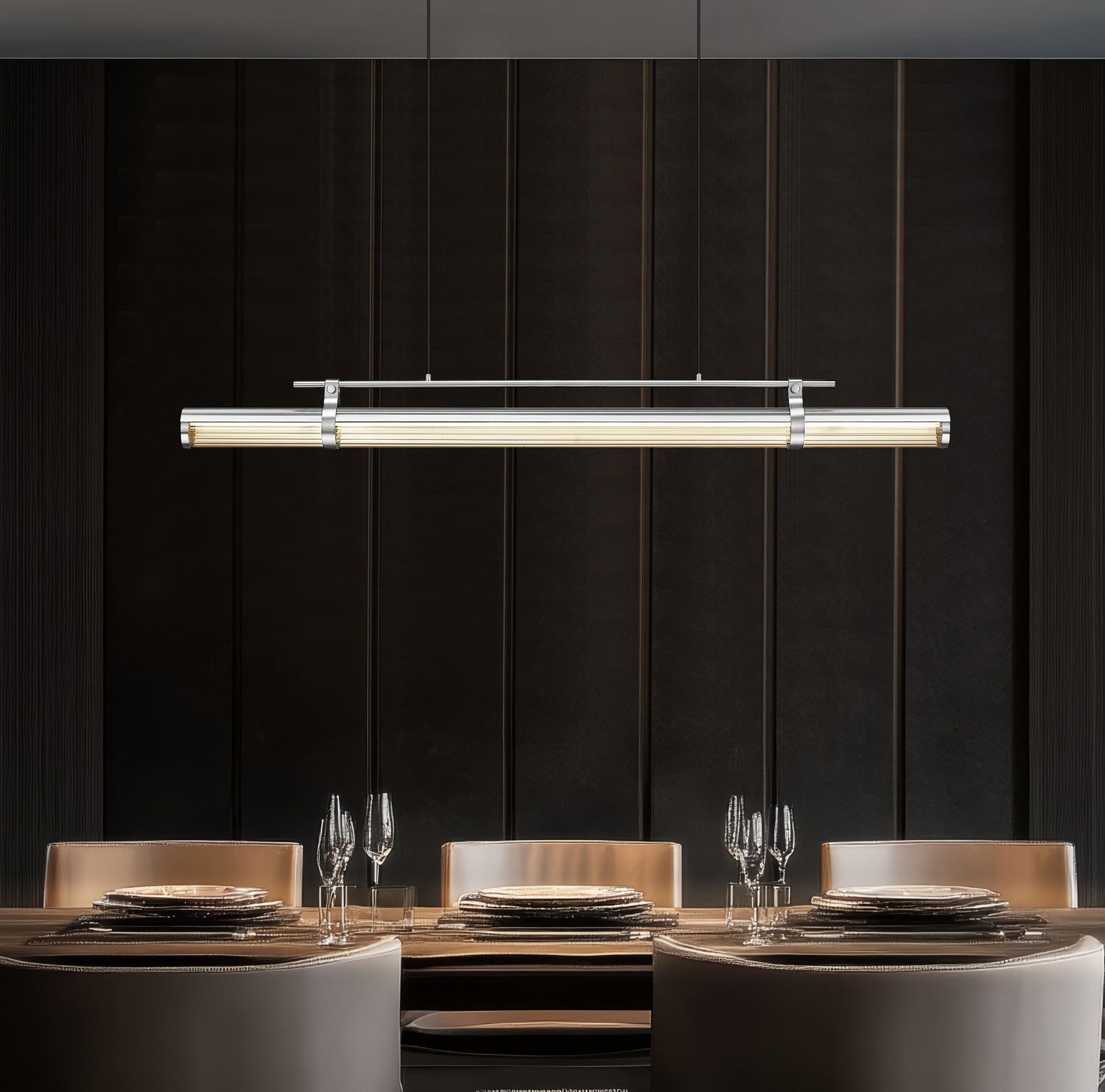 Lustre linéaire DEL | Benoit