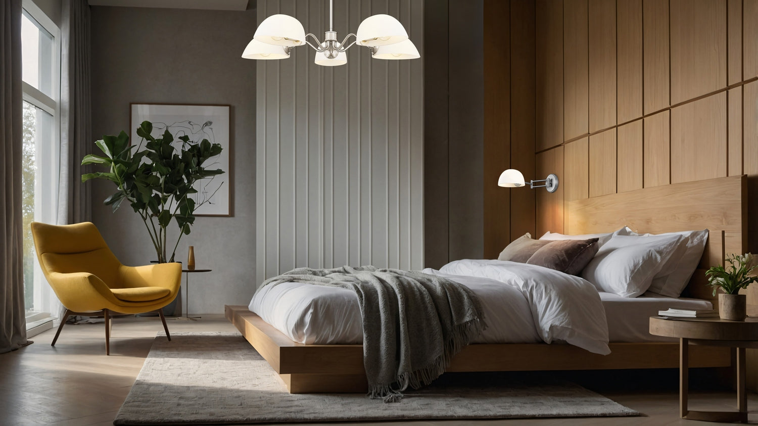 Lustre 5 lumières | Breton