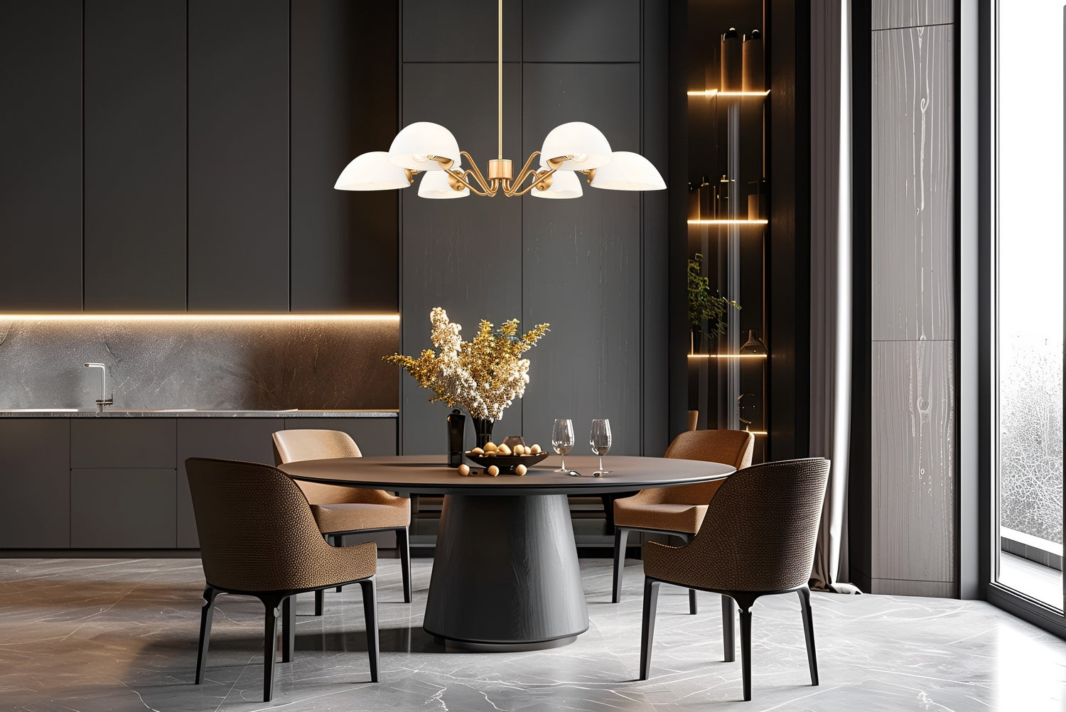 Lustre 6 lumières | Breton