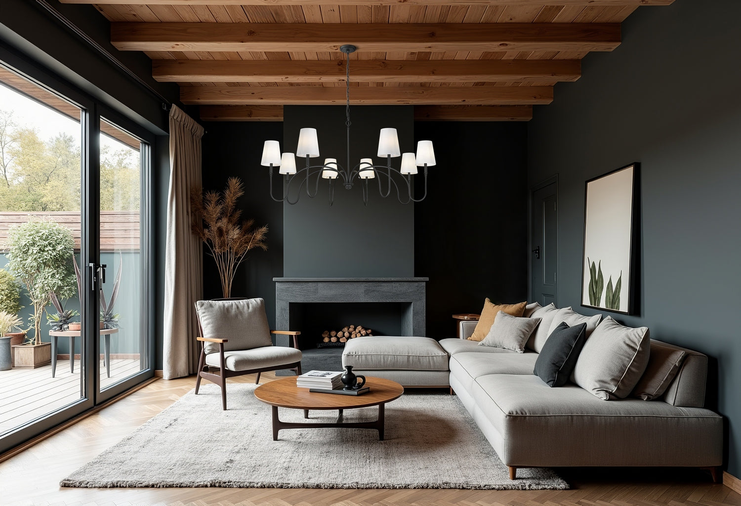 Lustre 8 lumières | Jisele