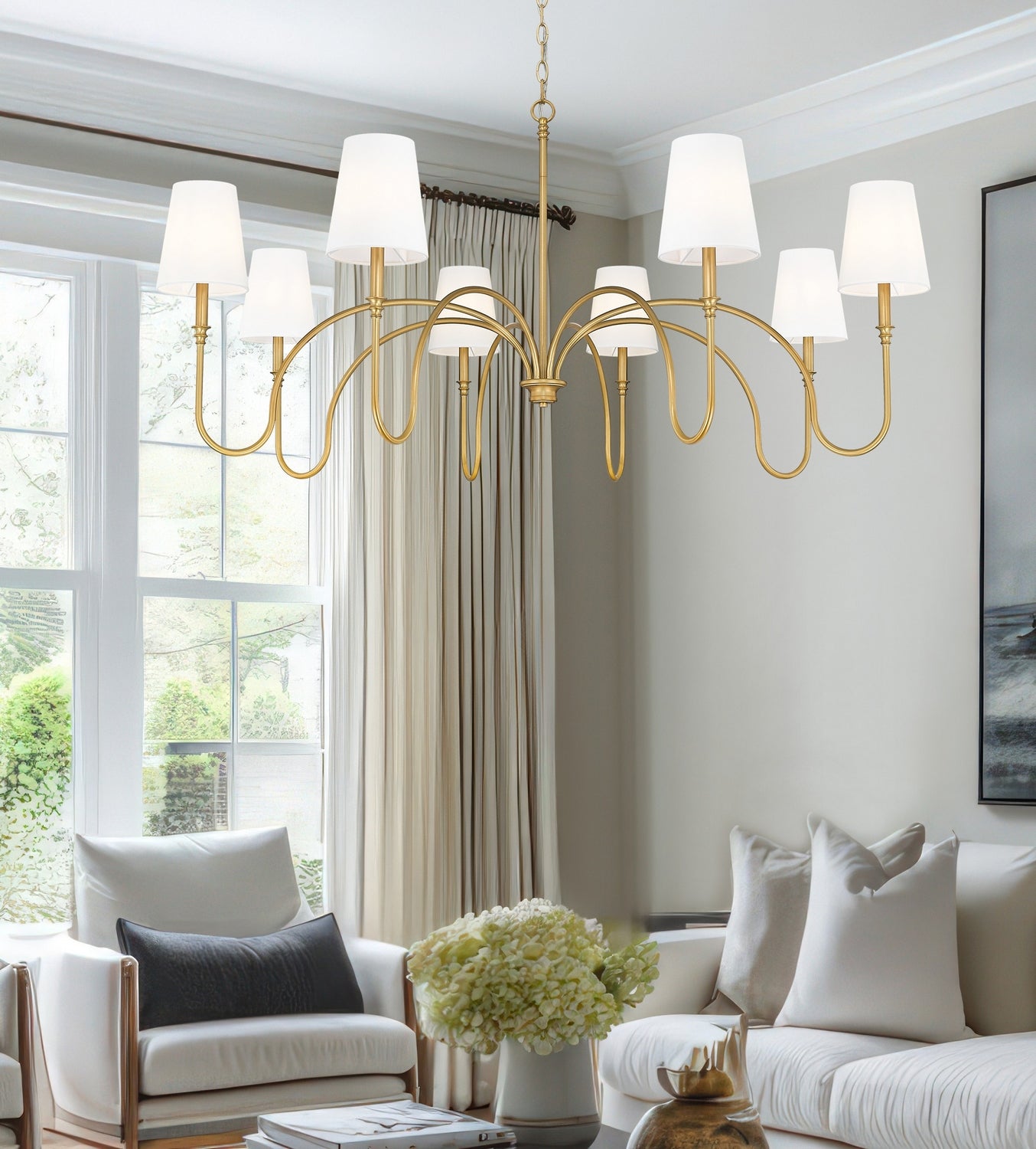 Lustre 8 lumières | Jisele