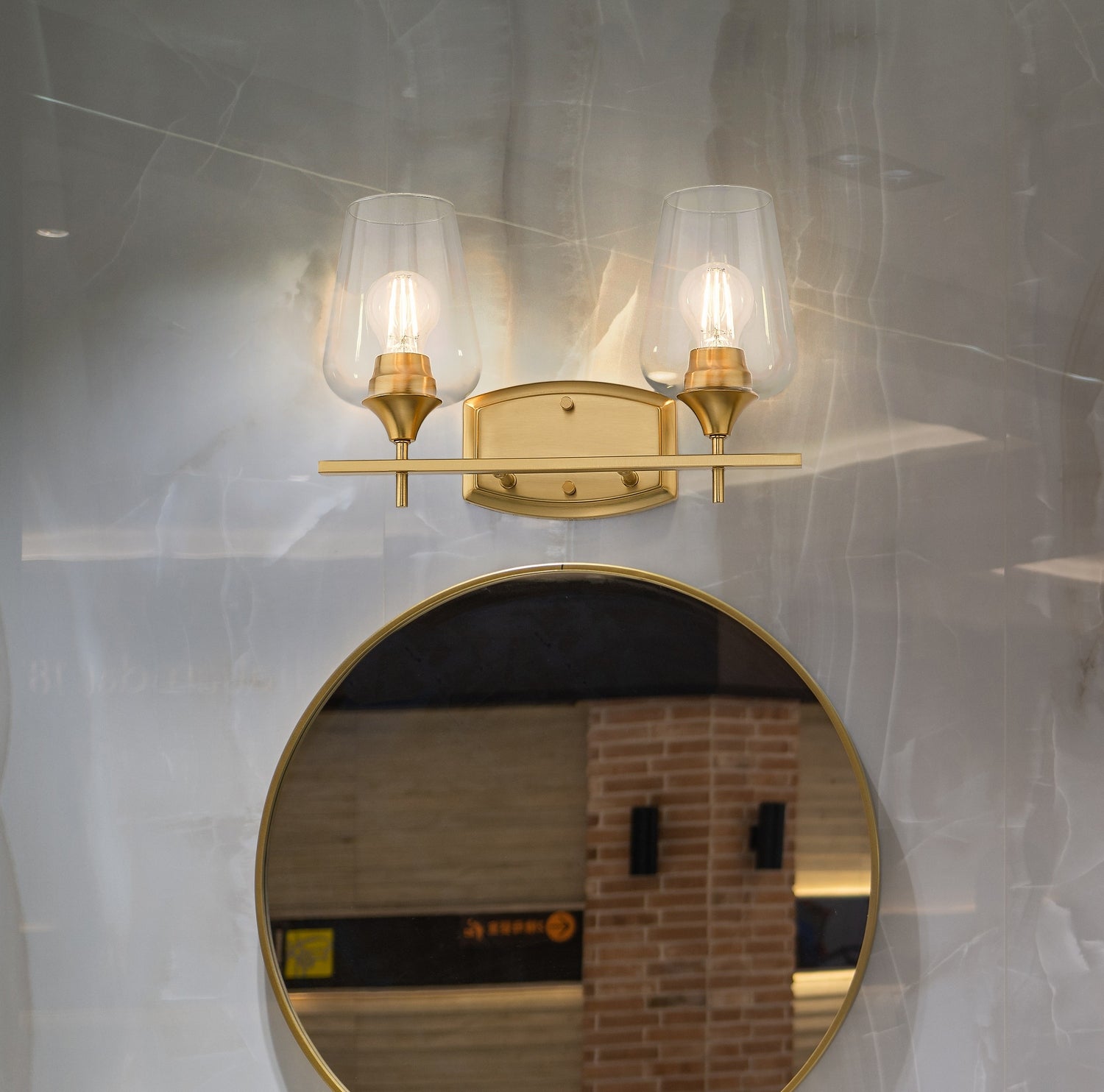 Applique de vanité 2 lumières | Joliet