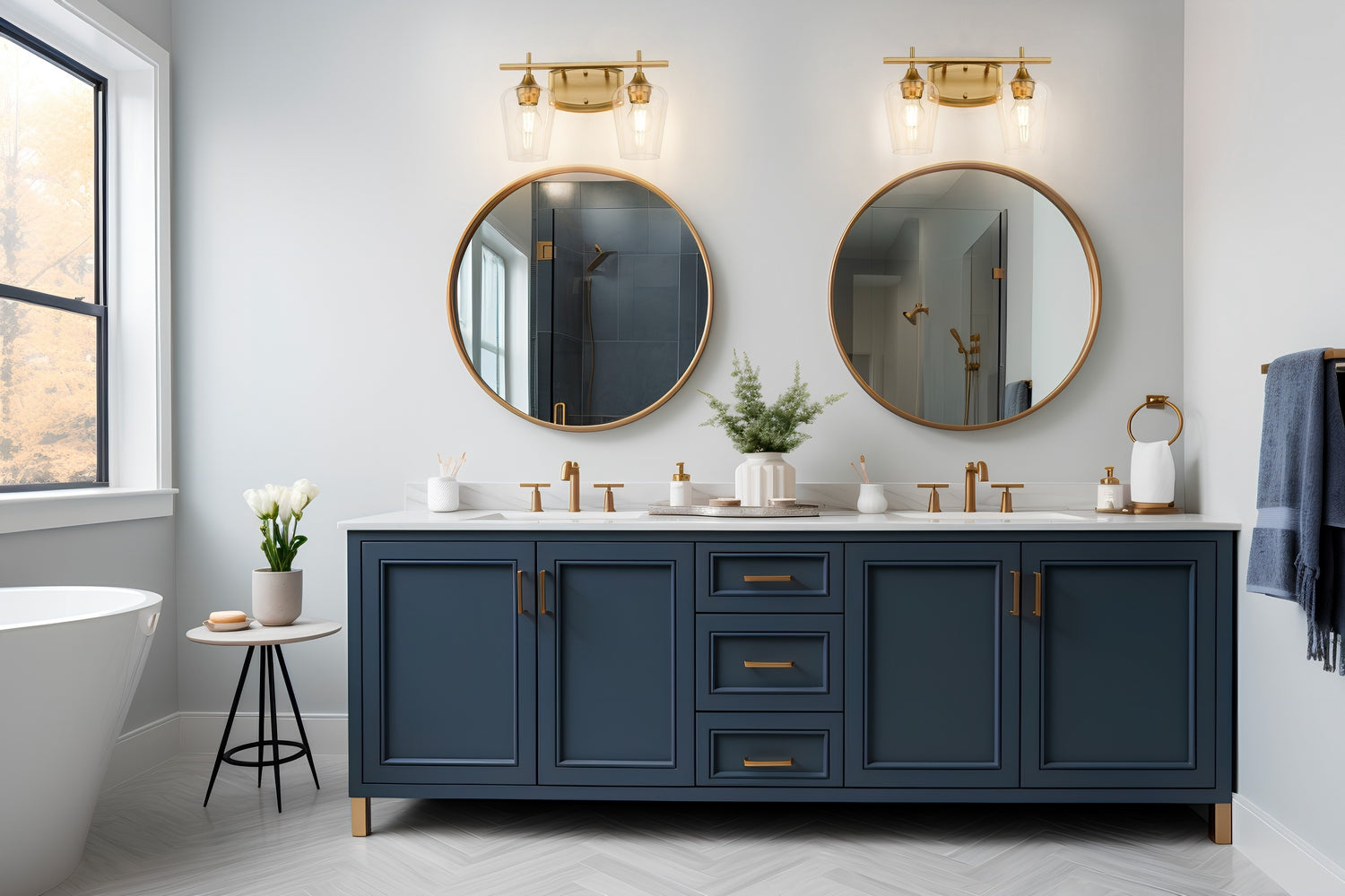 Applique de vanité 2 lumières | Joliet