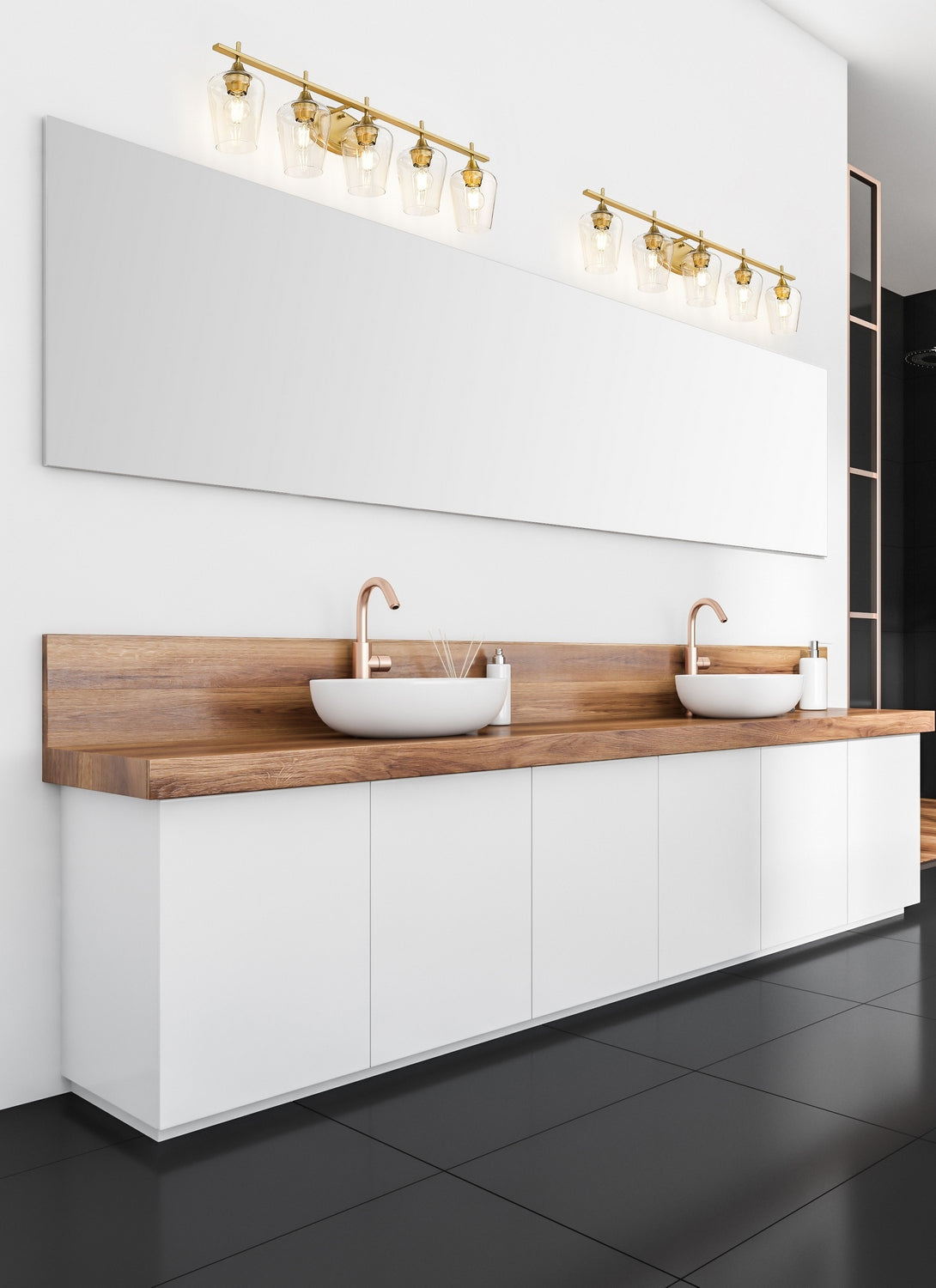 Applique de vanité 5 lumières | Joliet