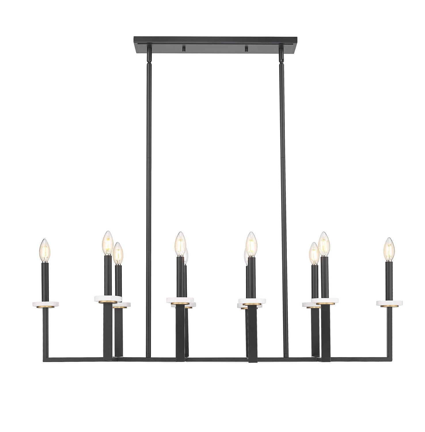 Lustre linéaire 10 lumières | Gaultier