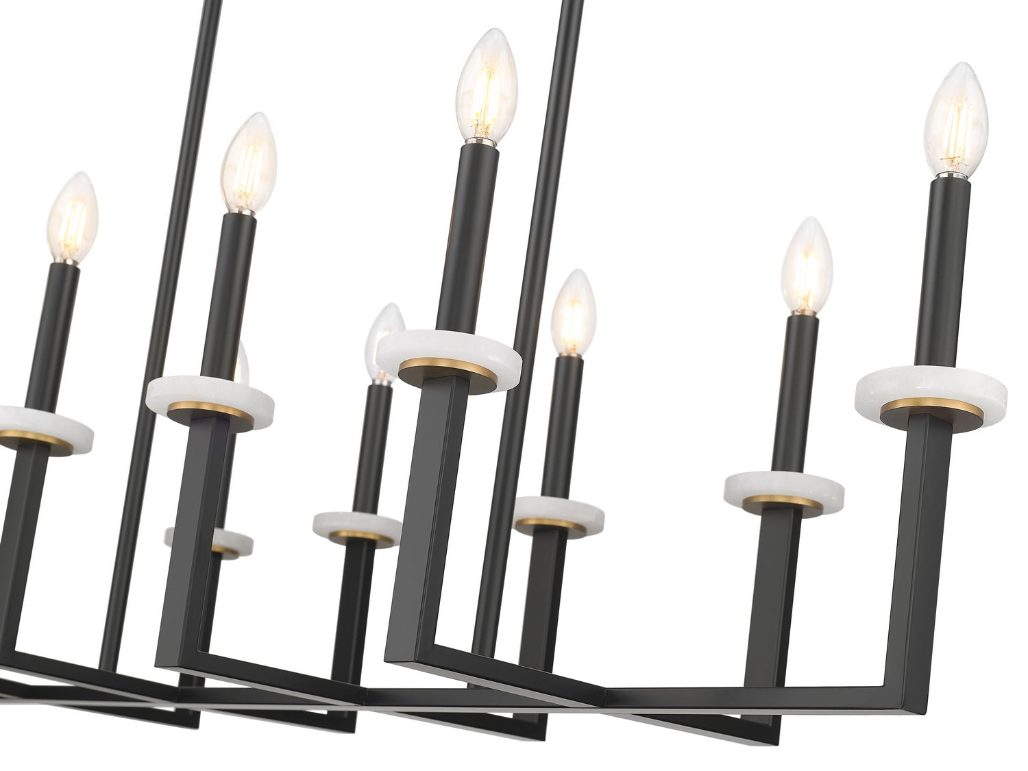 Lustre linéaire 10 lumières | Gaultier