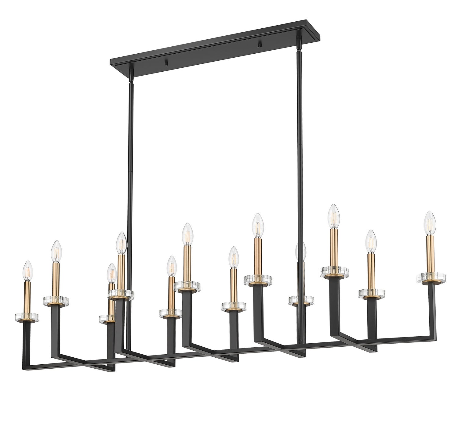 Lustre linéaire 12 lumières | Gaultier