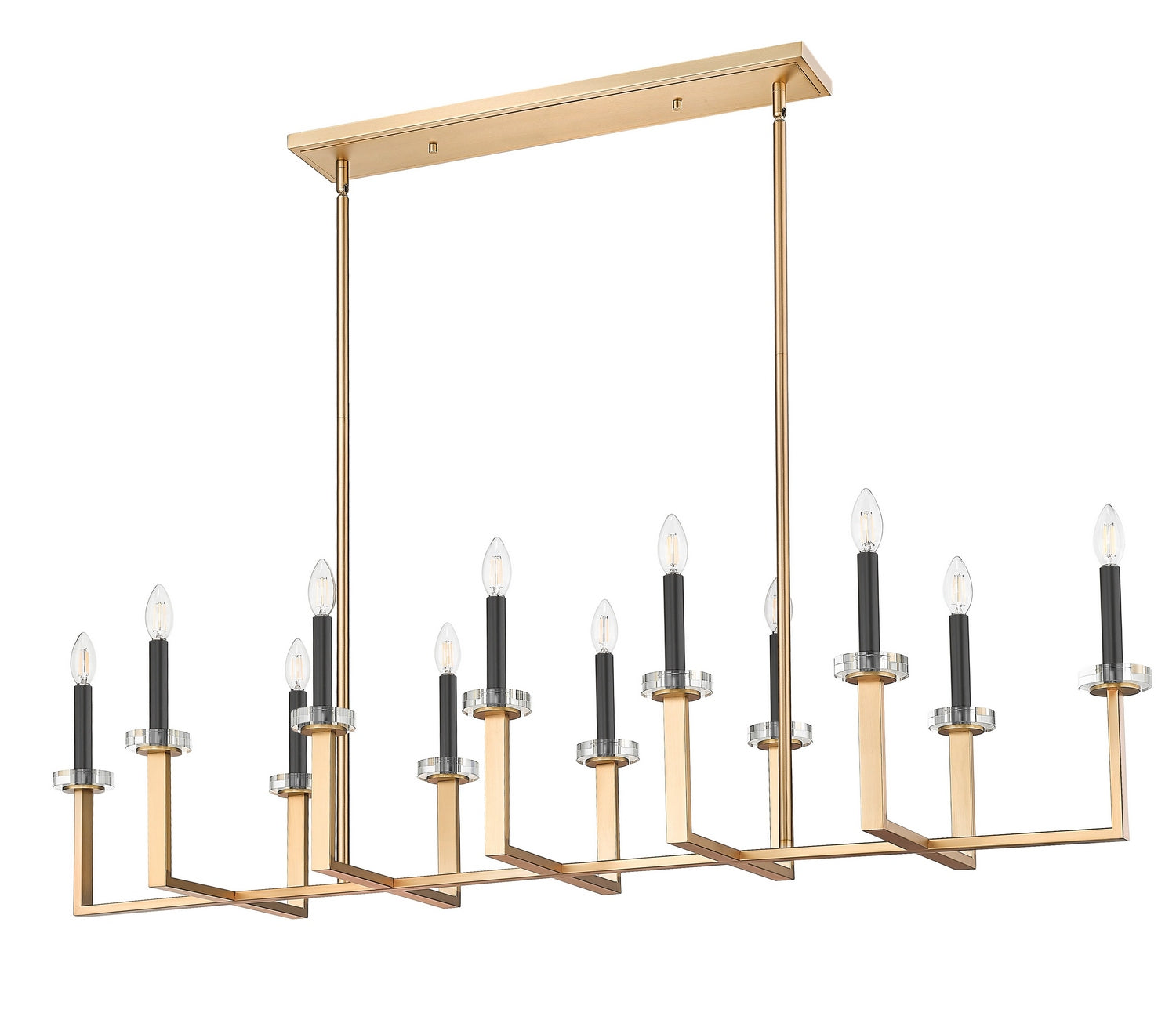 Lustre linéaire 12 lumières | Gaultier