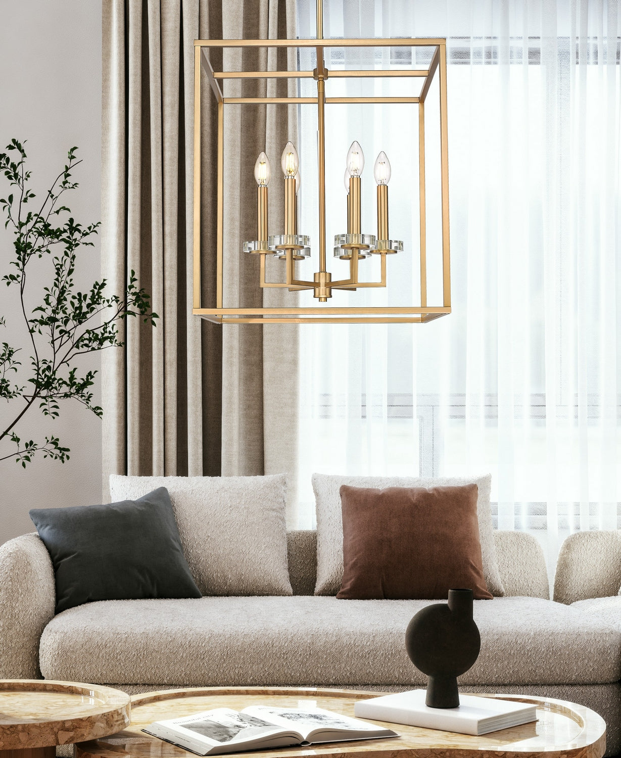 Lustre 6 lumières | Gaultier