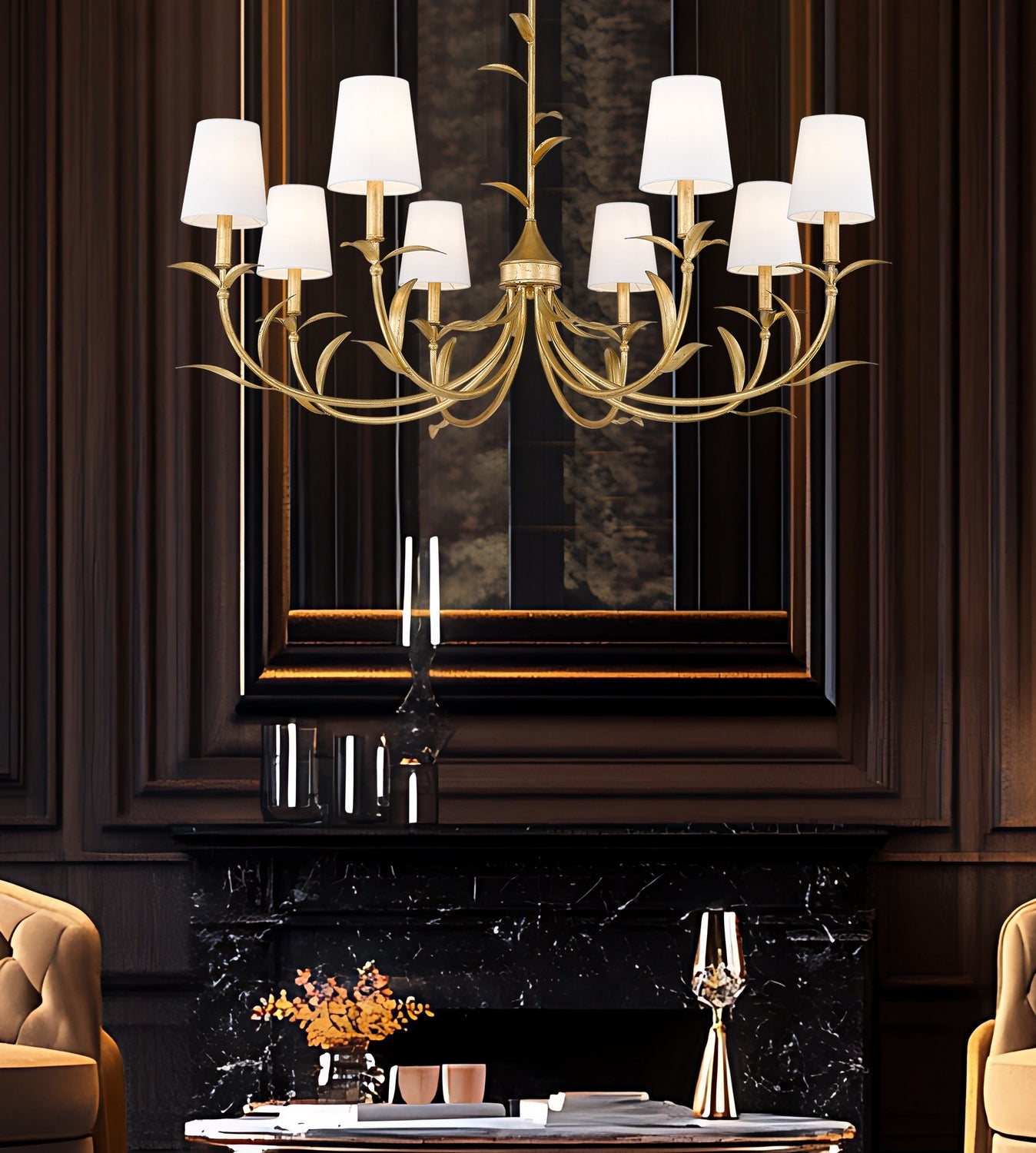 Lustre 8 lumières | Aslin