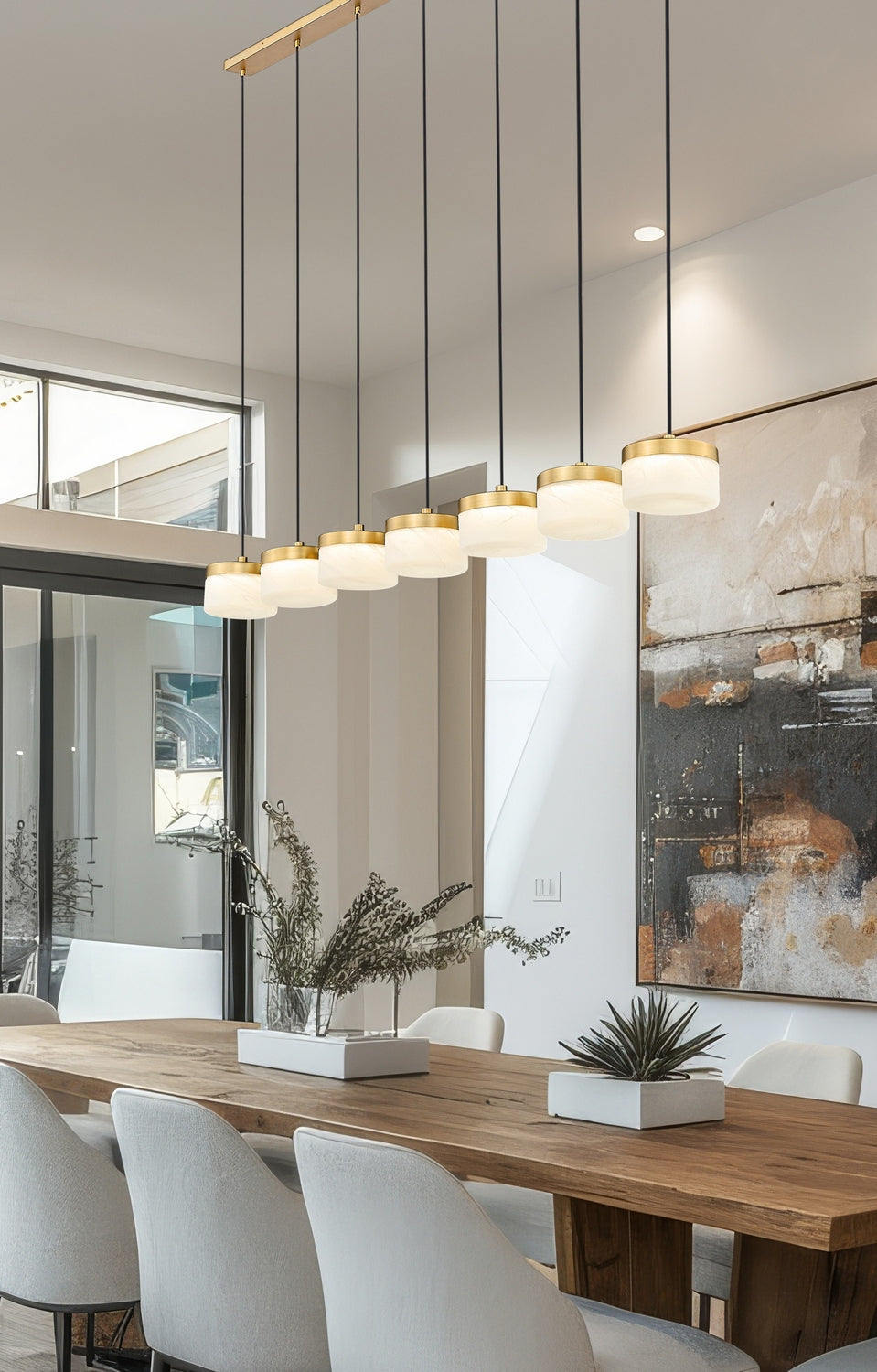 Lustre linéaire DEL | Renaud