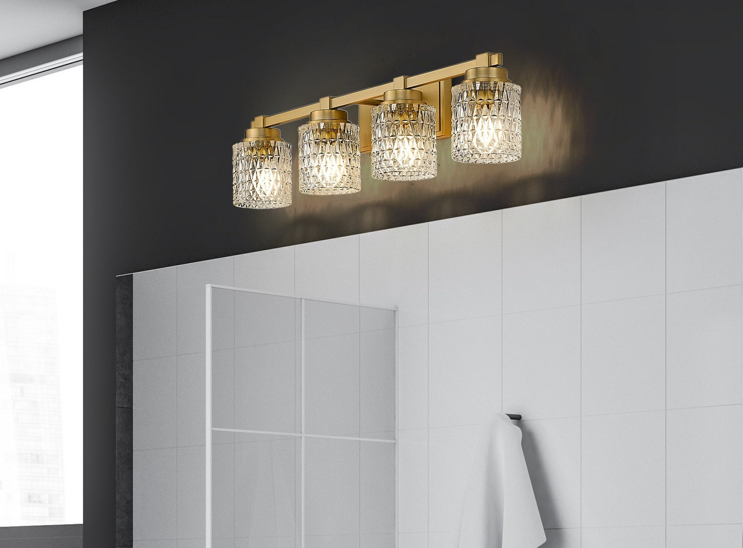 Applique de vanité 4 lumières | Jacqueline