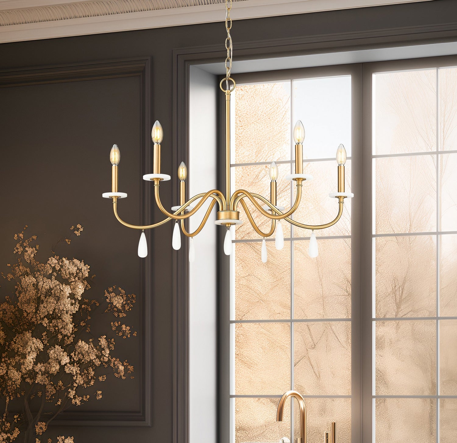 Lustre 6 lumières | Toussant
