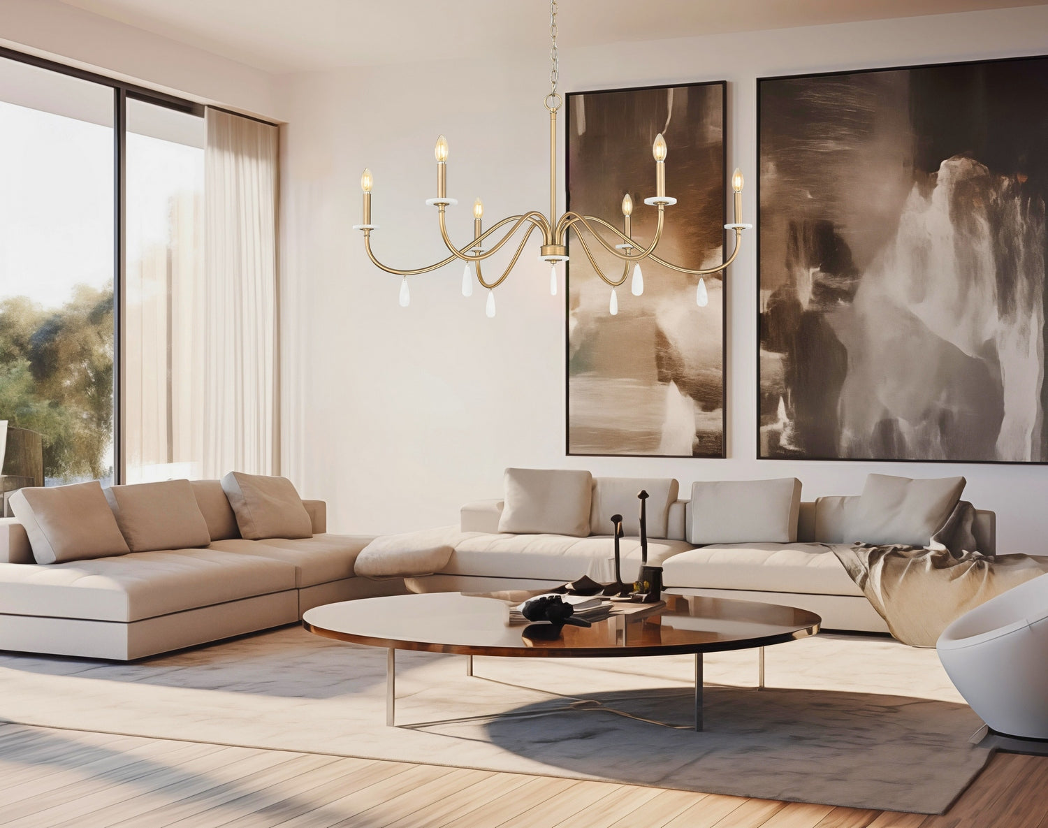 Lustre 6 lumières | Toussant