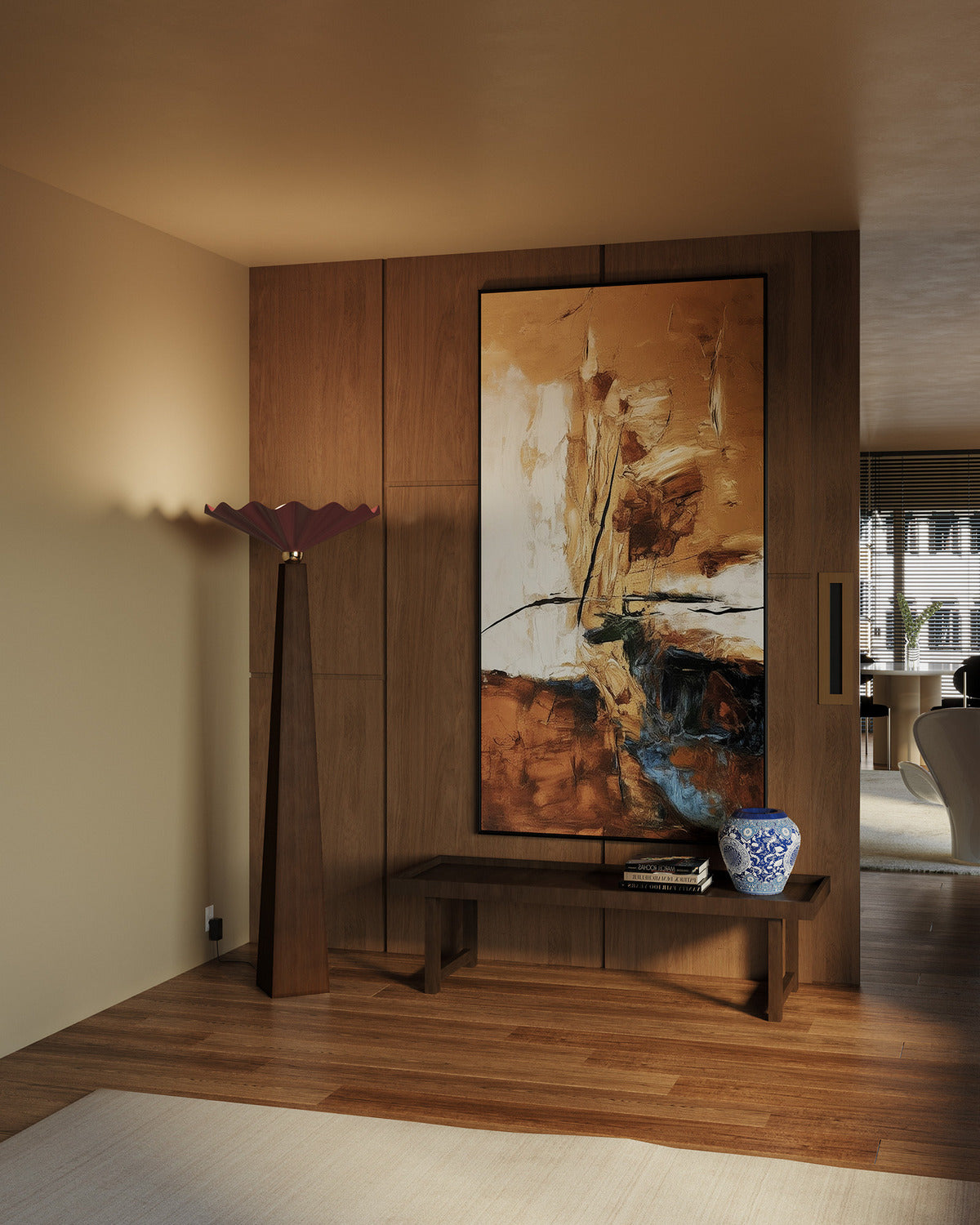 Lampadaire 1 lumière | Furrow
