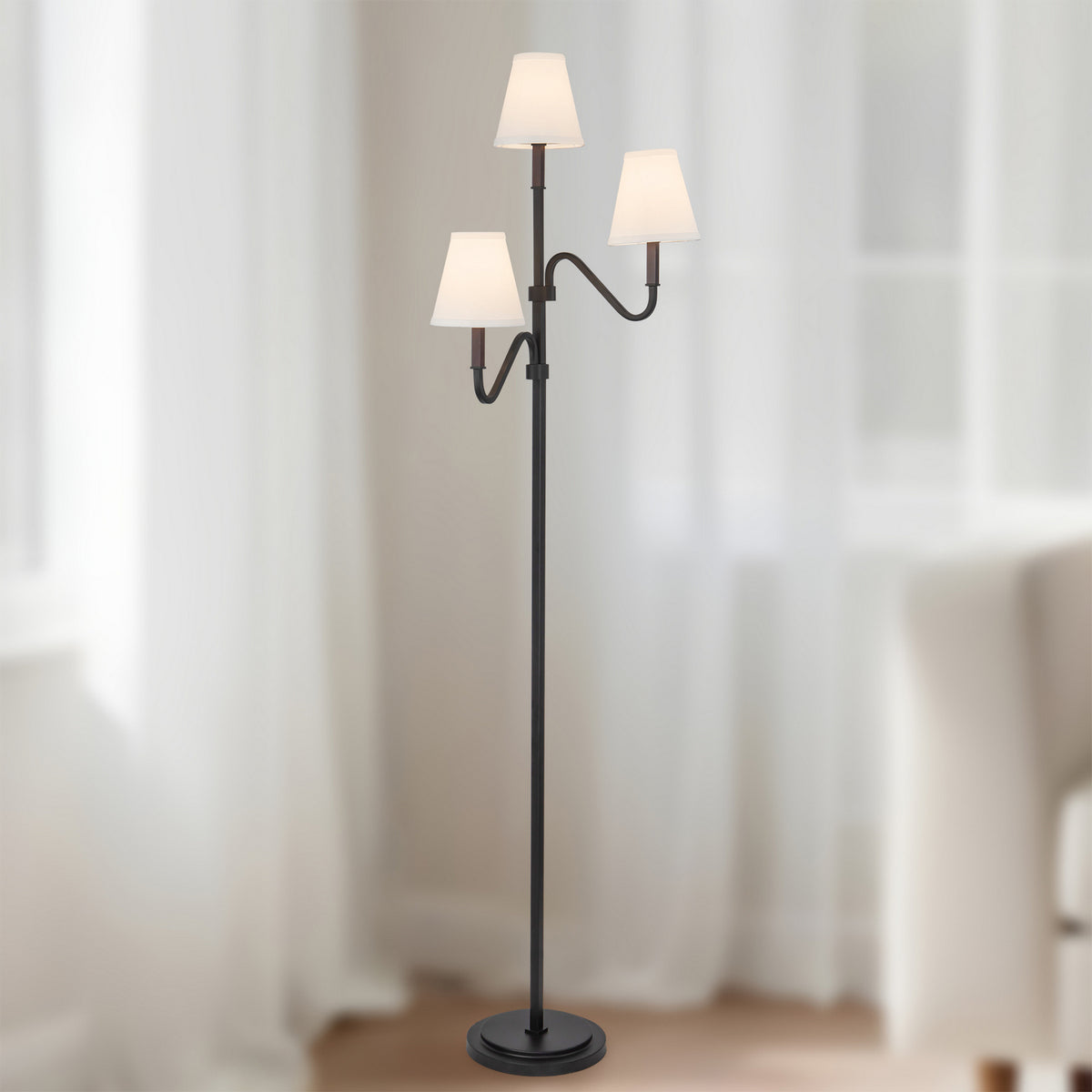 Lampadaire 3 lumières | Sloan
