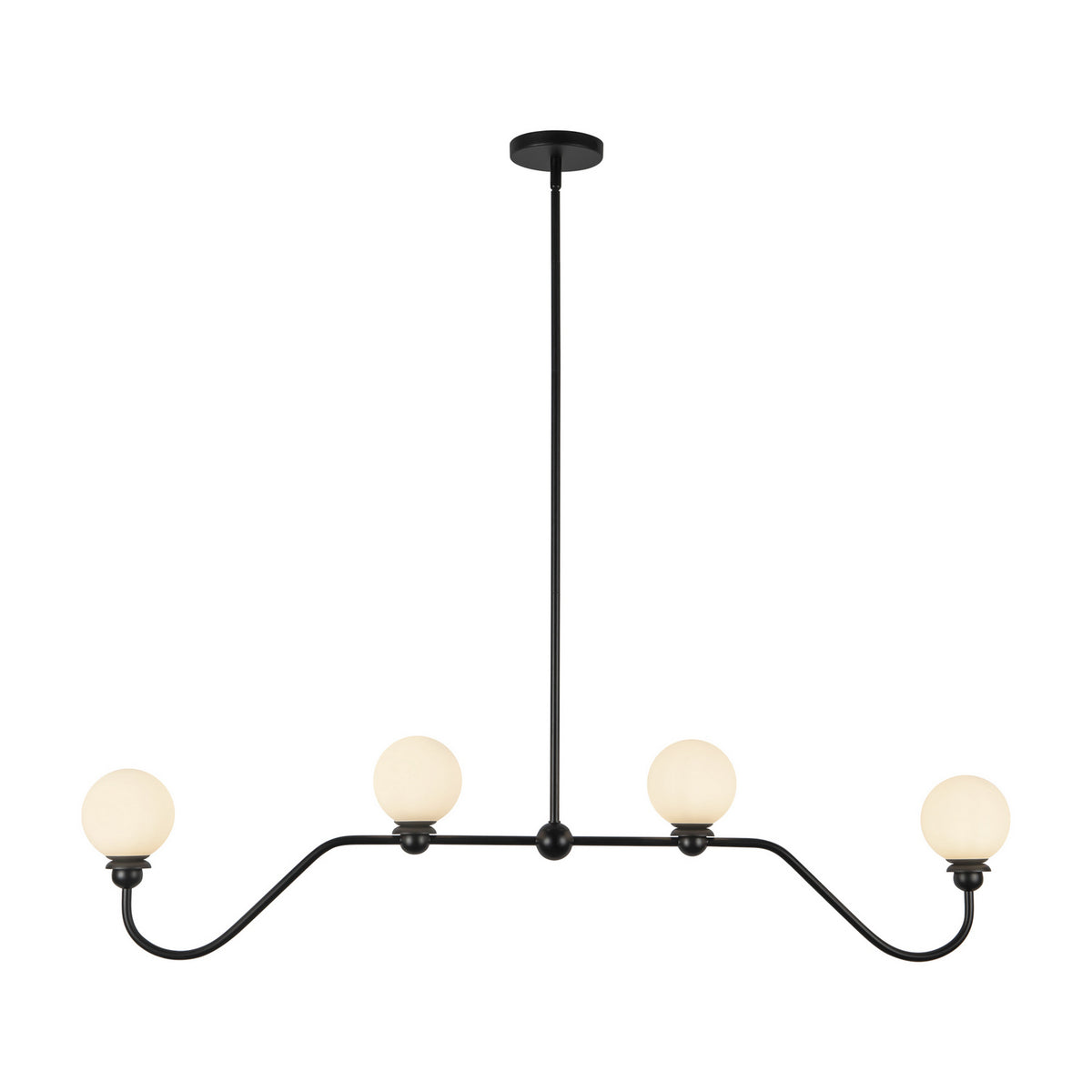 Suspension linéaire 4 lumières | Beckett
