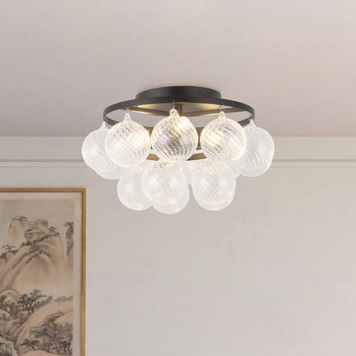 Semi-plafonnier 3 lumières | Faye
