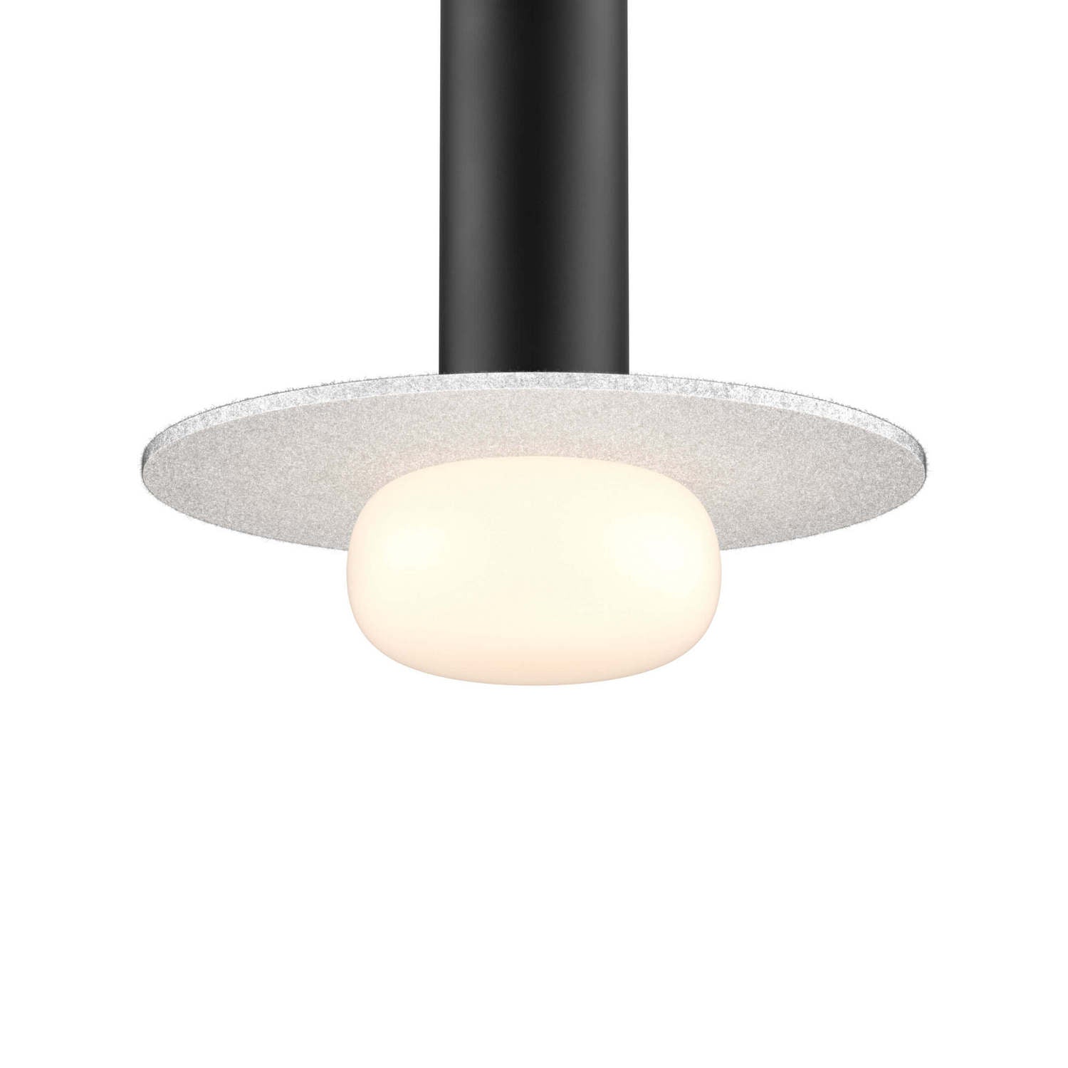 Glass Ball and Felt Disk | Pillar