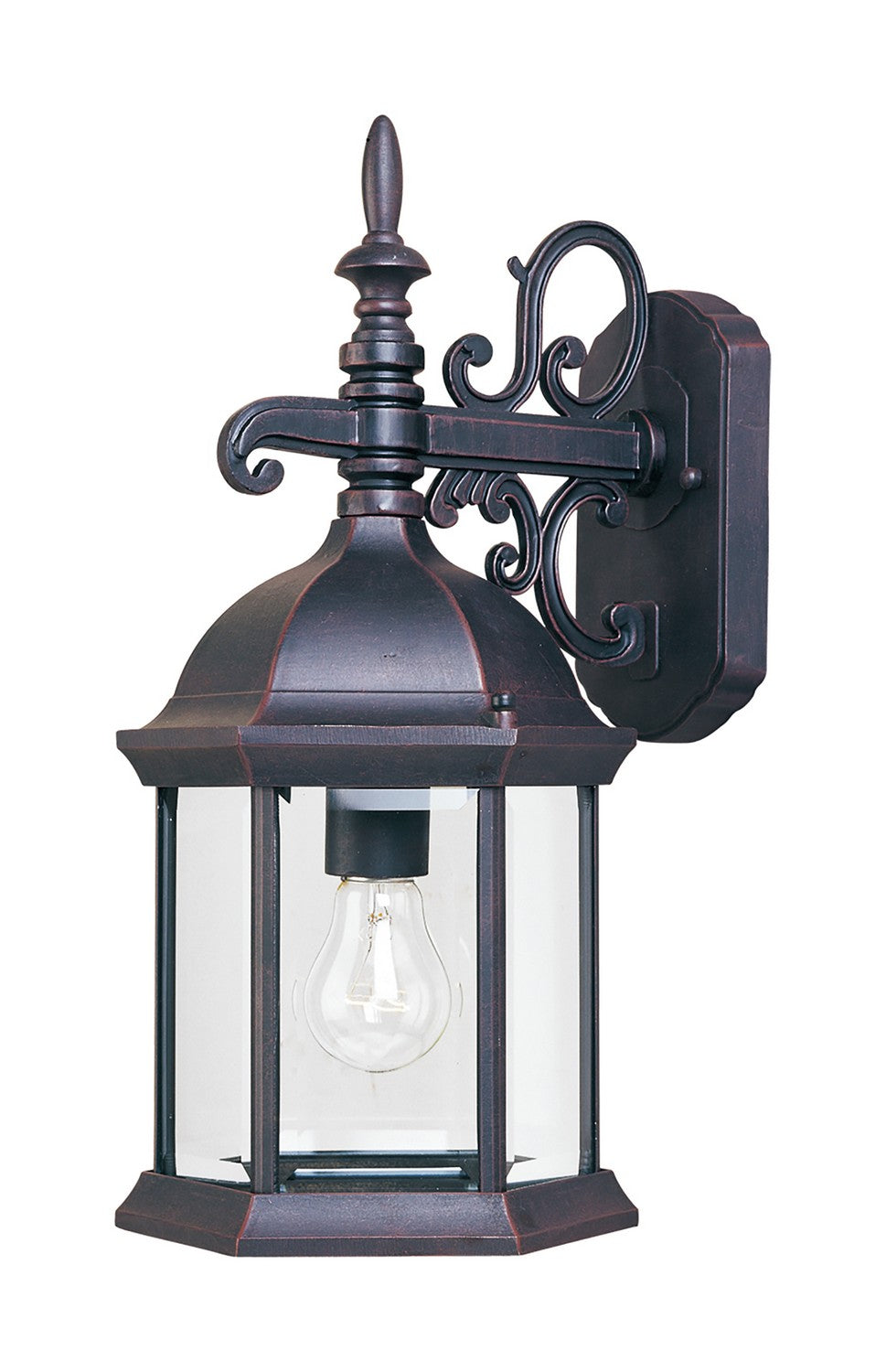 Maxim - Lanterne murale extérieure 1 lumière | Builder Cast - 1071CLEB