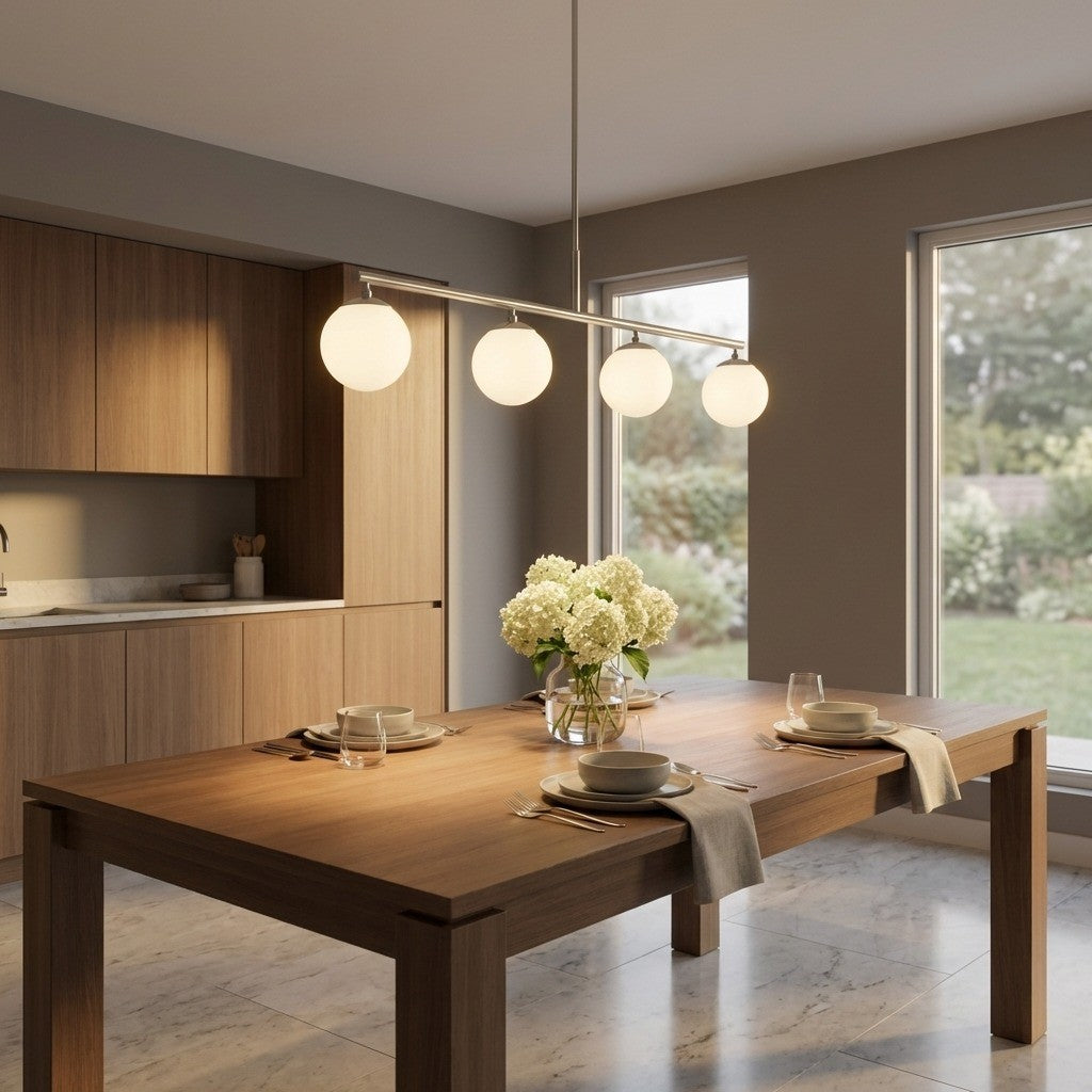 Lustre linéaire 4 lumières | Nube