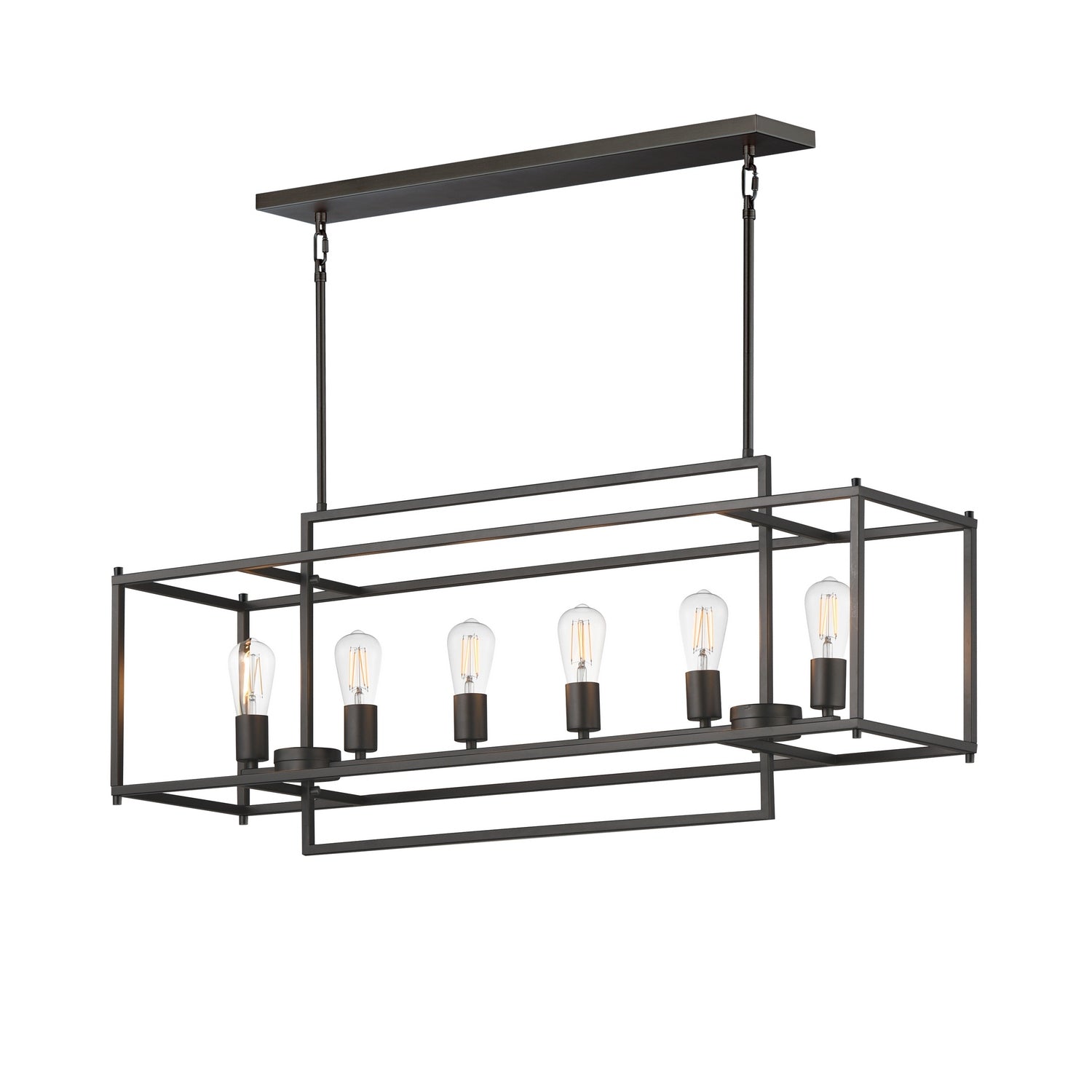 Suspension linéaire 6 lumières | Gridline
