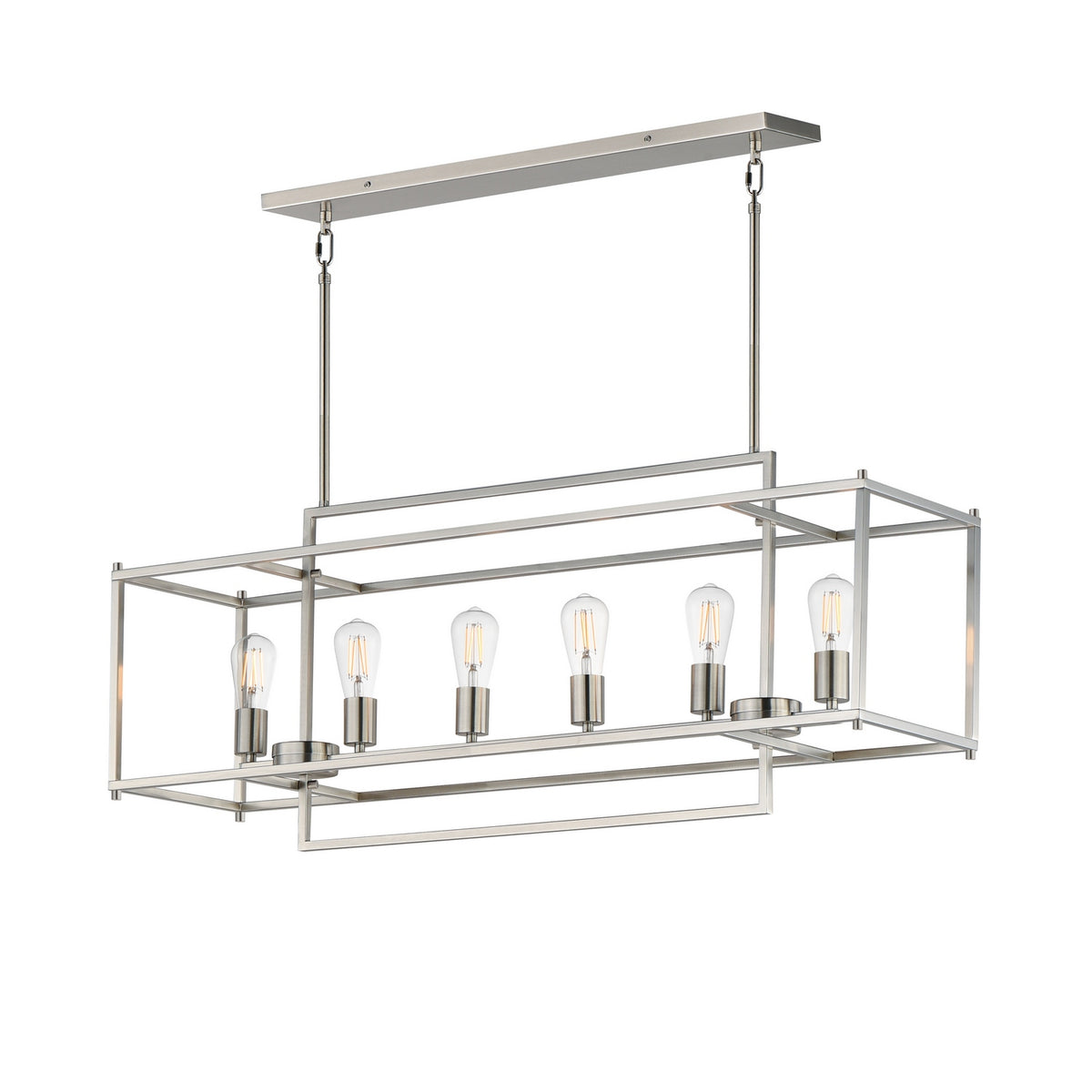 Suspension linéaire 6 lumières | Gridline