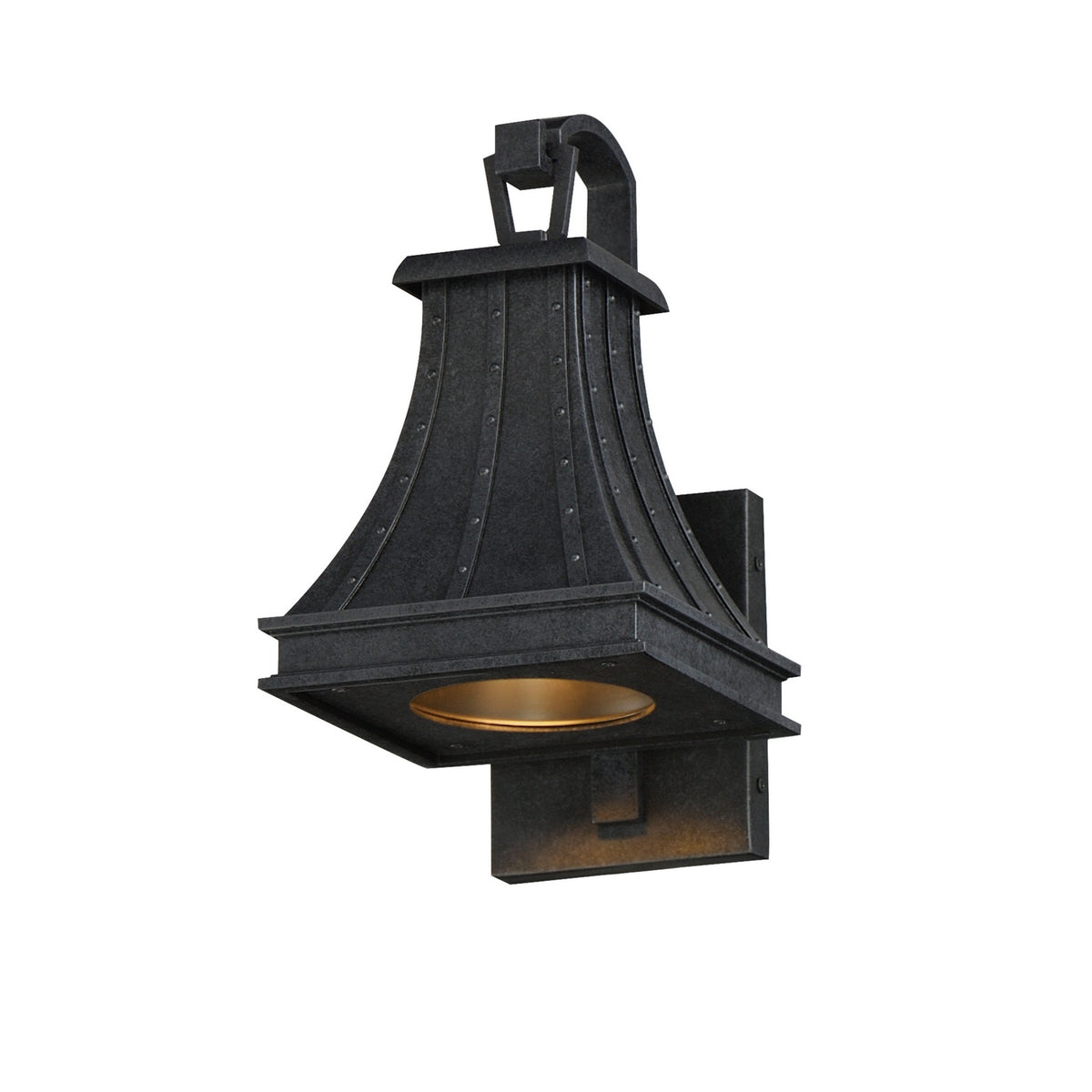 Maxim - Lanterne murale extérieure 1 lumière | Bramwell VX - 40981BKP