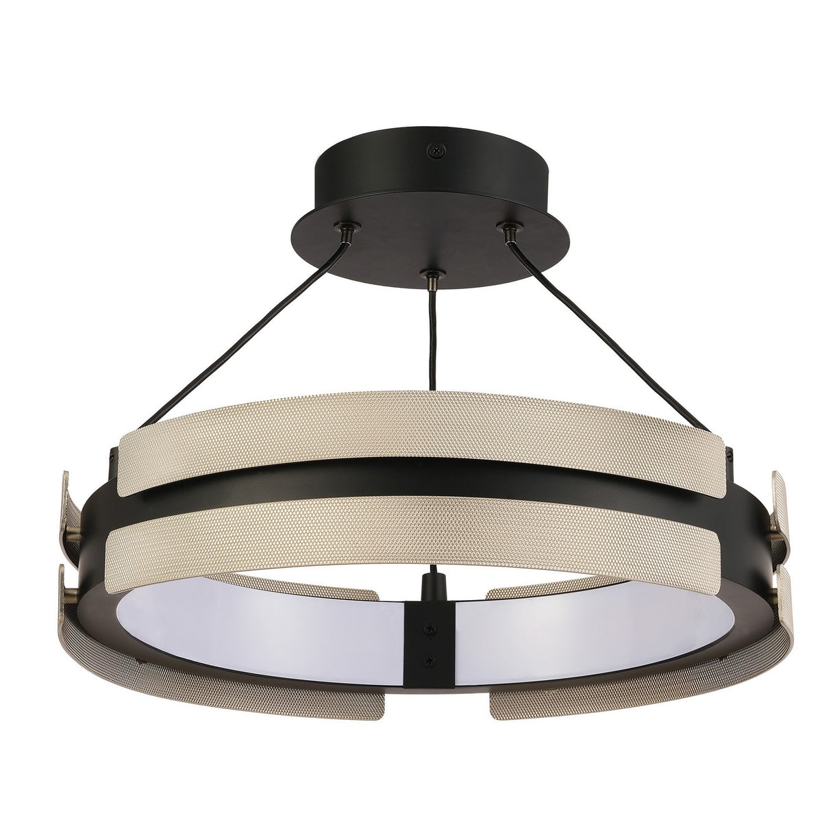 Lustre DEL | Grazia — Noir — 208097A