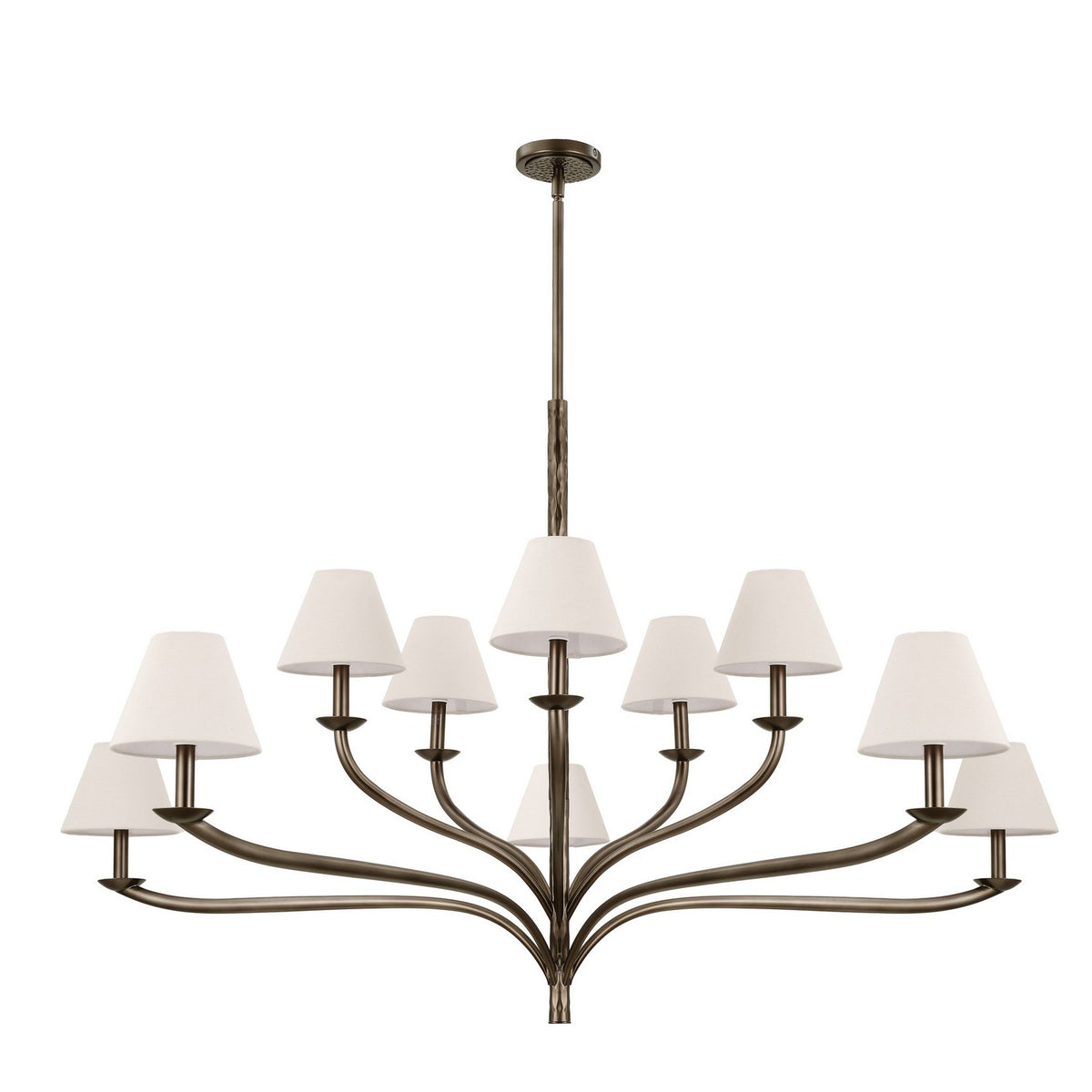 Lustre 10 lumières | Bethany — Laiton — 208115A