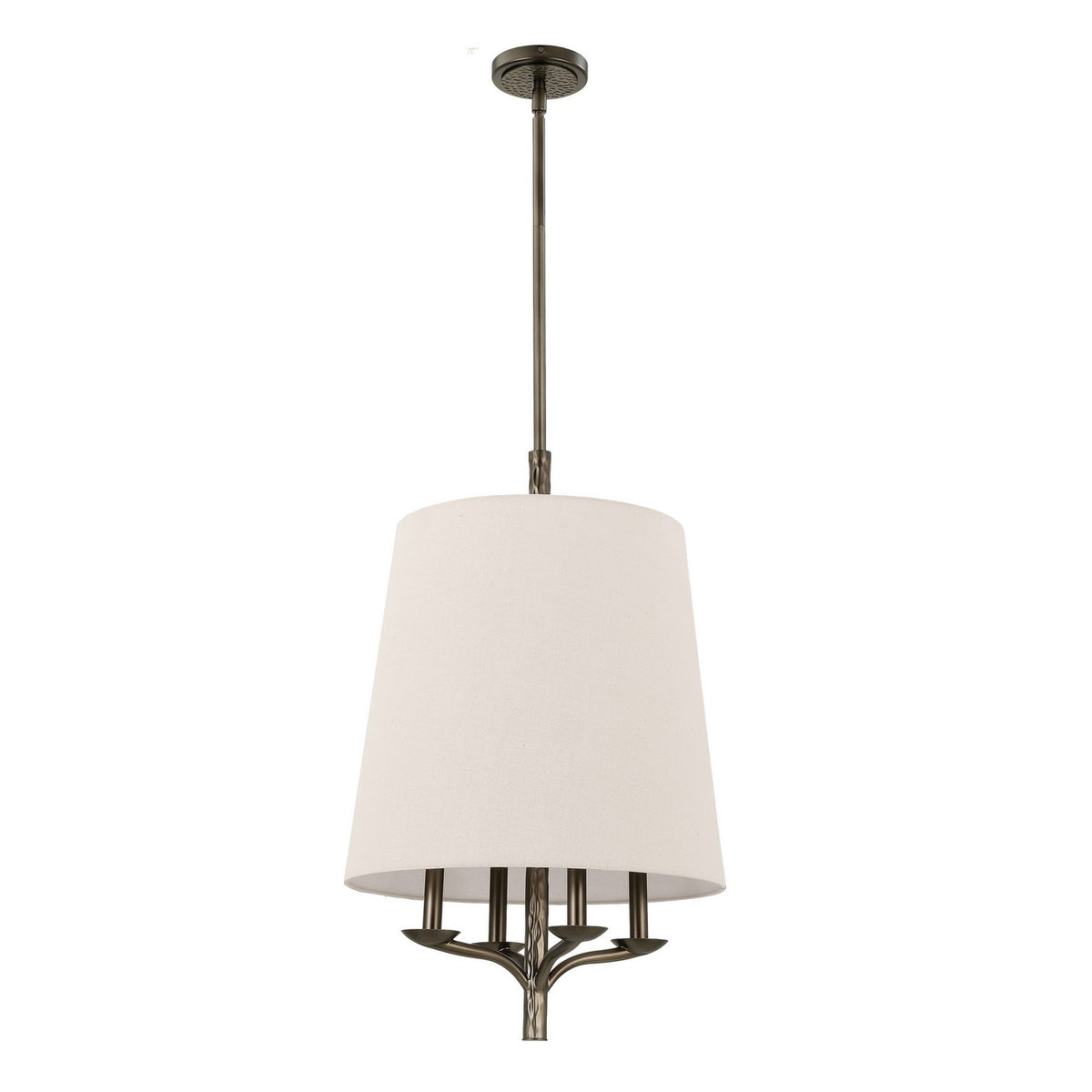 Suspension 4 lumières | Bethany — Bronze / Foncé — 208118A