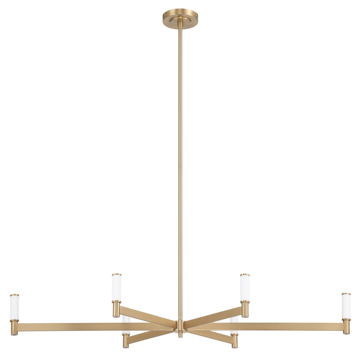 Lustre linéaire DEL | Ines — Or / Champagne / Feuille d'or — 208249A