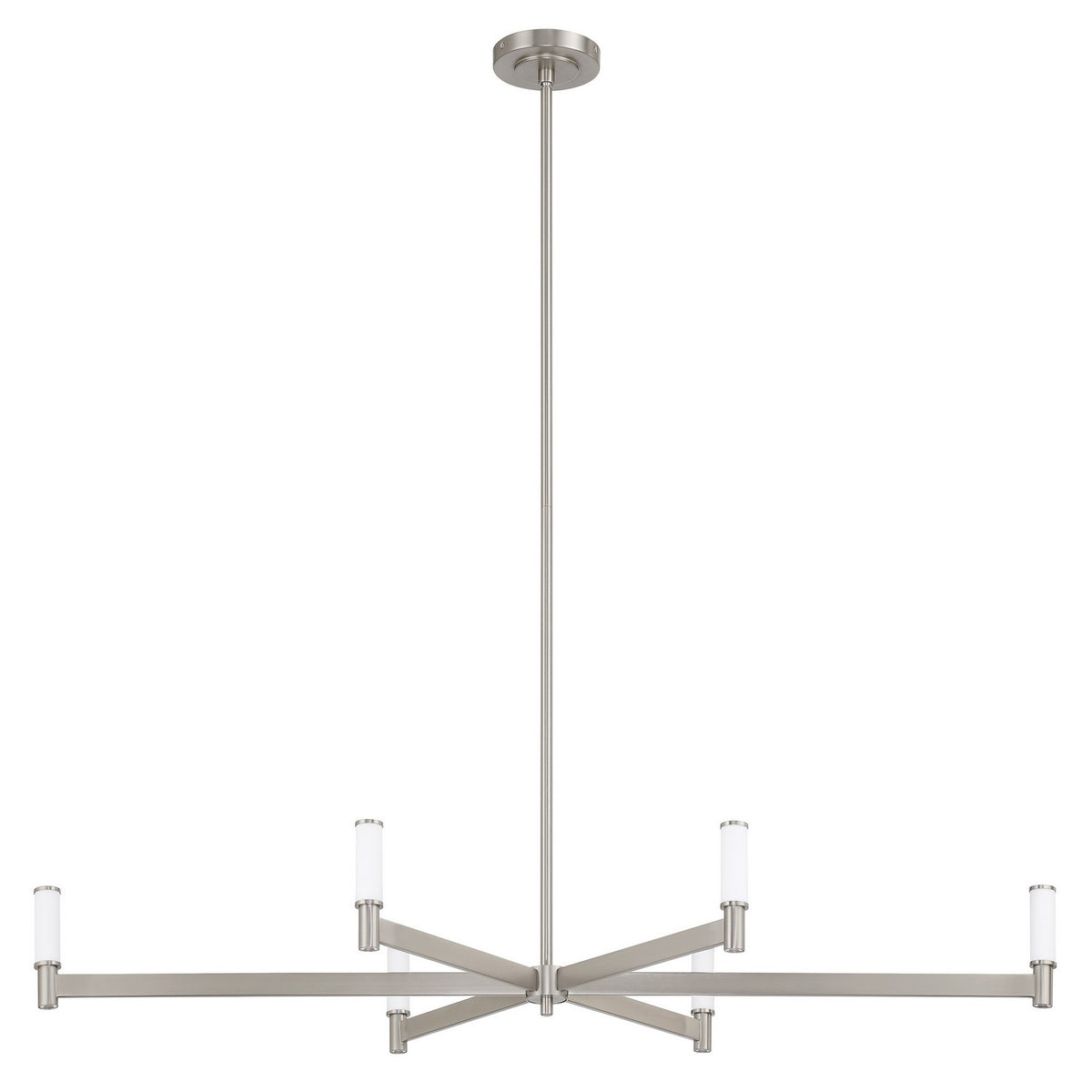 Lustre linéaire DEL | Ines — Étain / Nickel / Argent — 208258A