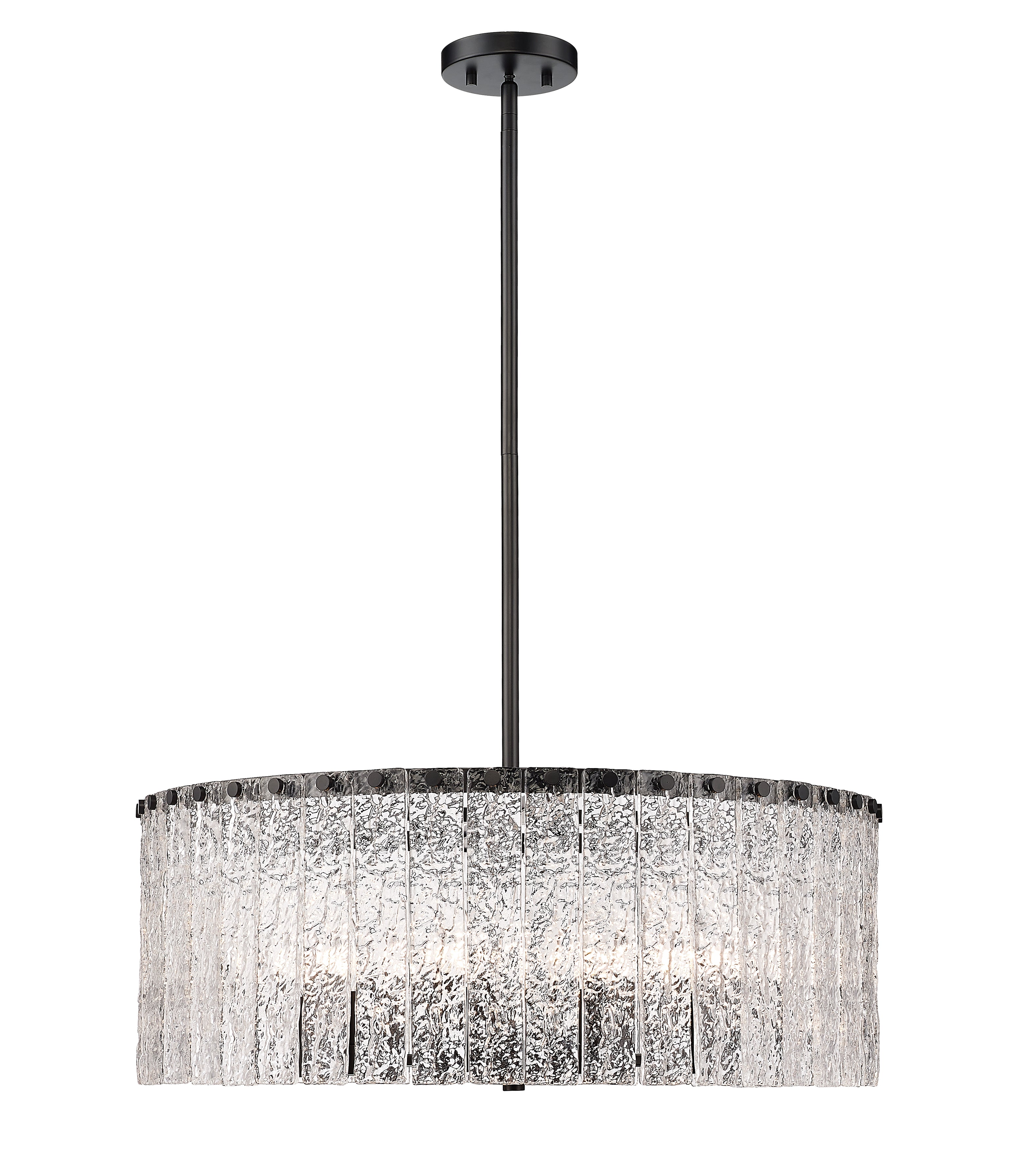 GLACIER Chandelier Noir - 1943P26-MB | Z-LITE