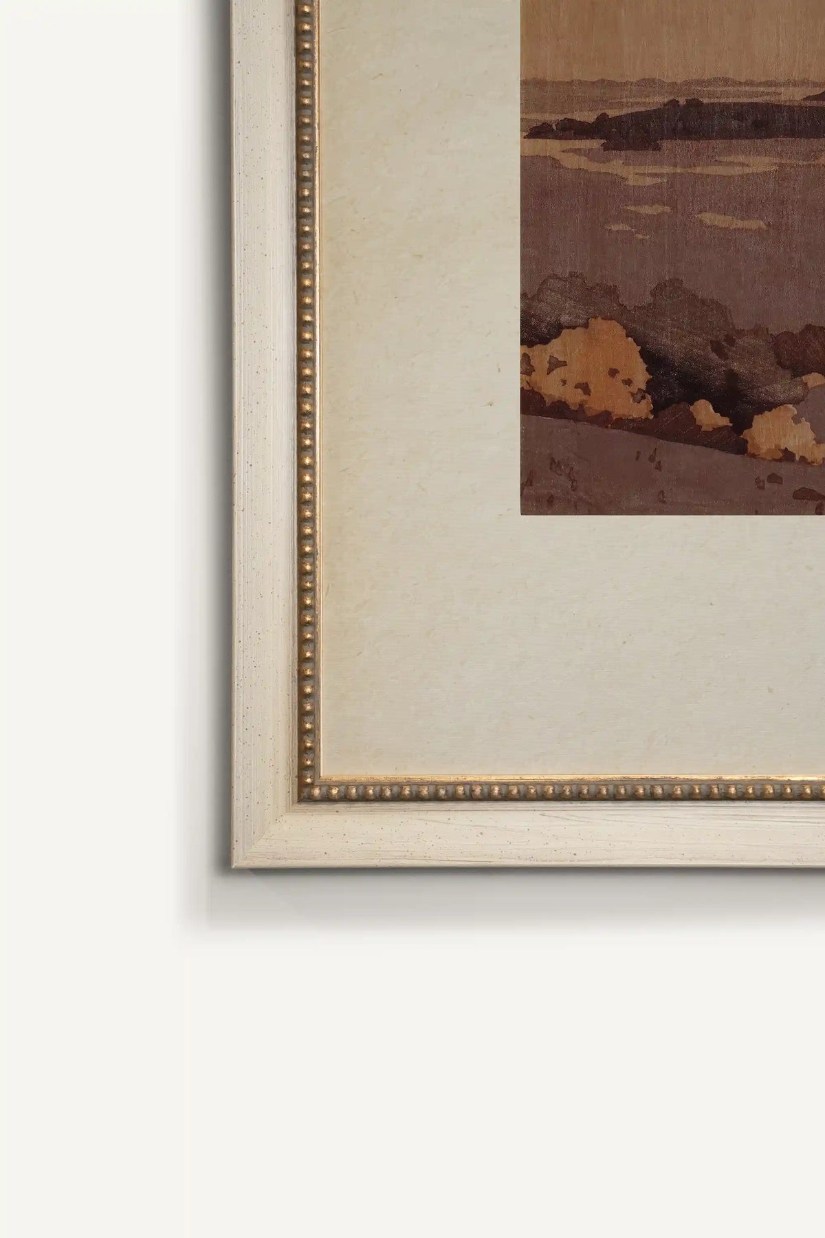 BROWNSTONE BAY, Oeuvre sur toile rigide, encadré signature Atelier Dansereau