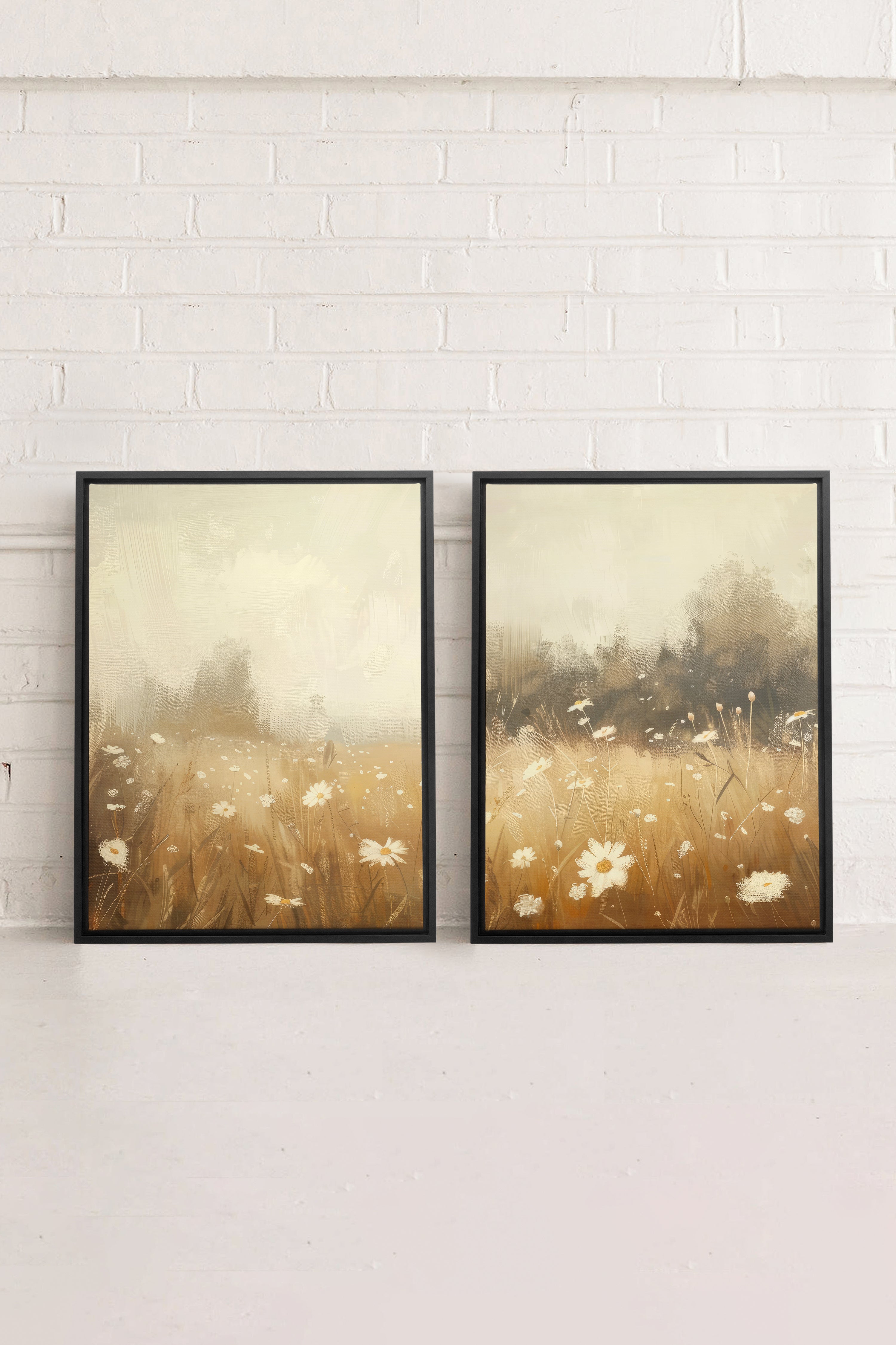 COMBINAISON DAISY BREEZE (2 Oeuvres sur toile étirée)