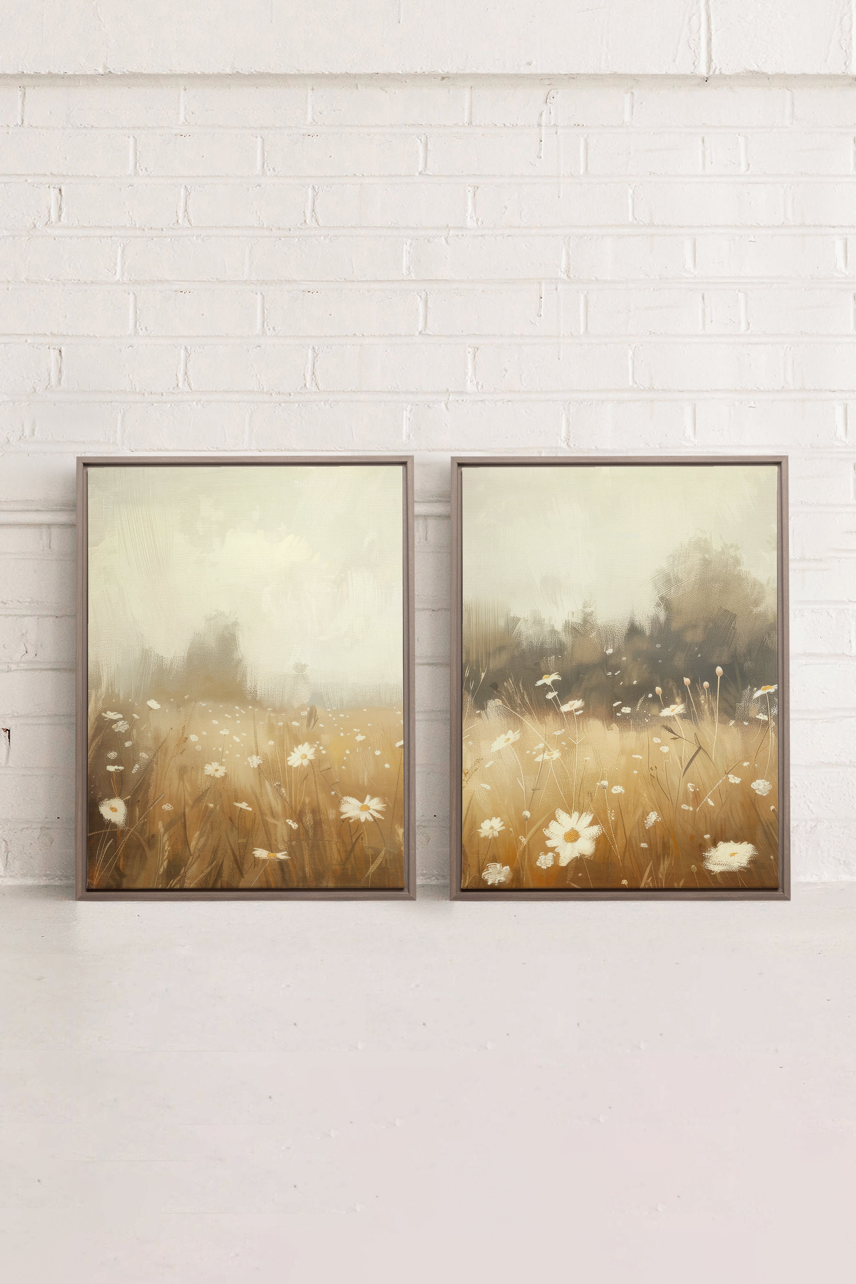 COMBINAISON DAISY BREEZE (2 Oeuvres sur toile étirée)