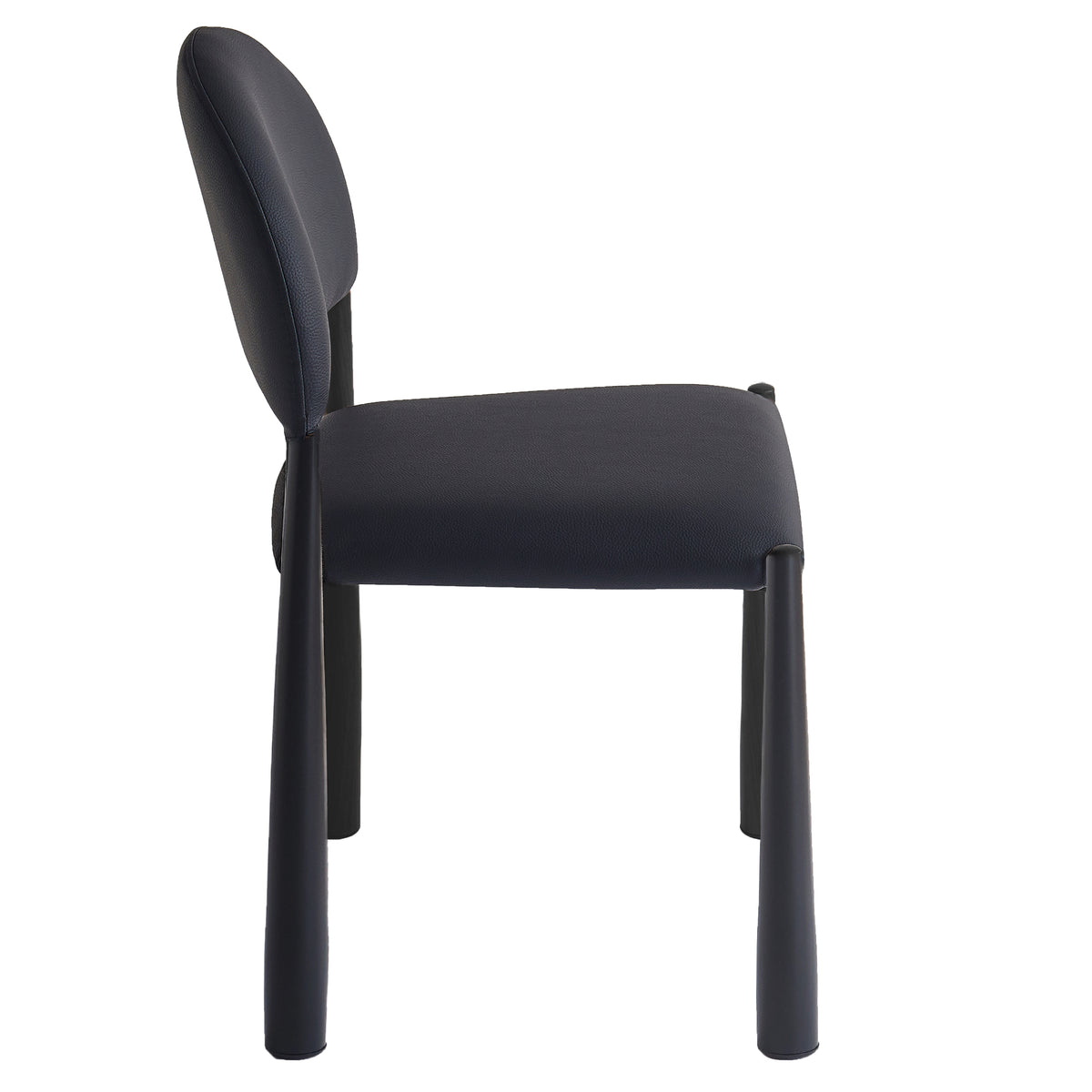 Chaises de salle à manger, ensemble de 4 Auggie – fini NOIR/NOIR | World Wide