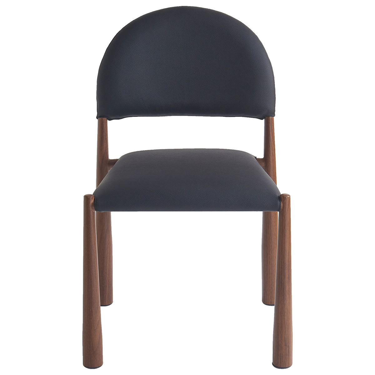 Chaises de salle à manger, ensemble de 4 Auggie – fini NOIR/NOYER | World Wide