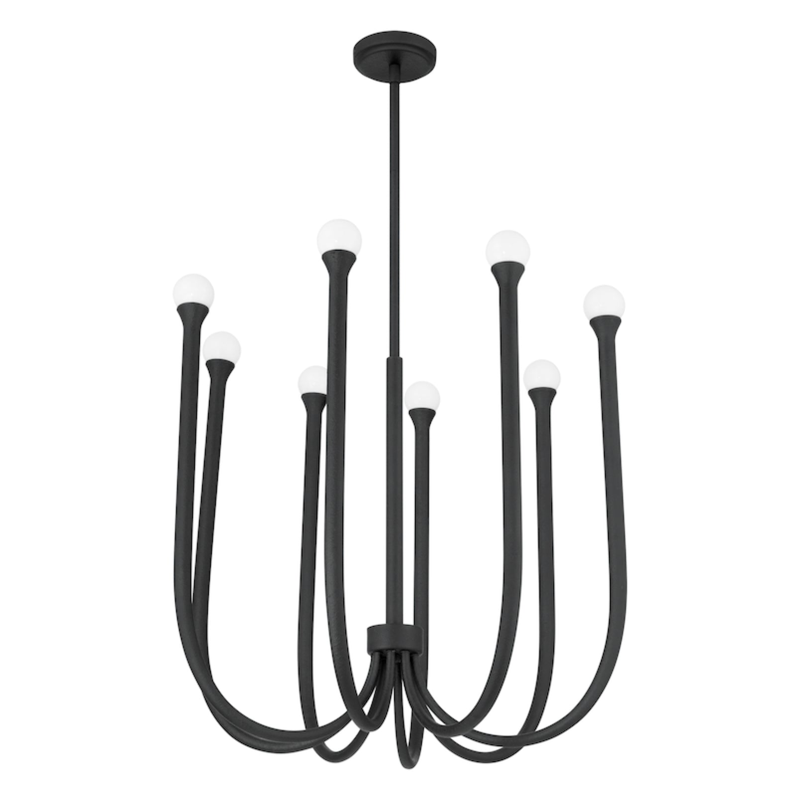 Luminaire suspendu Noir plâtre | DAHLIA