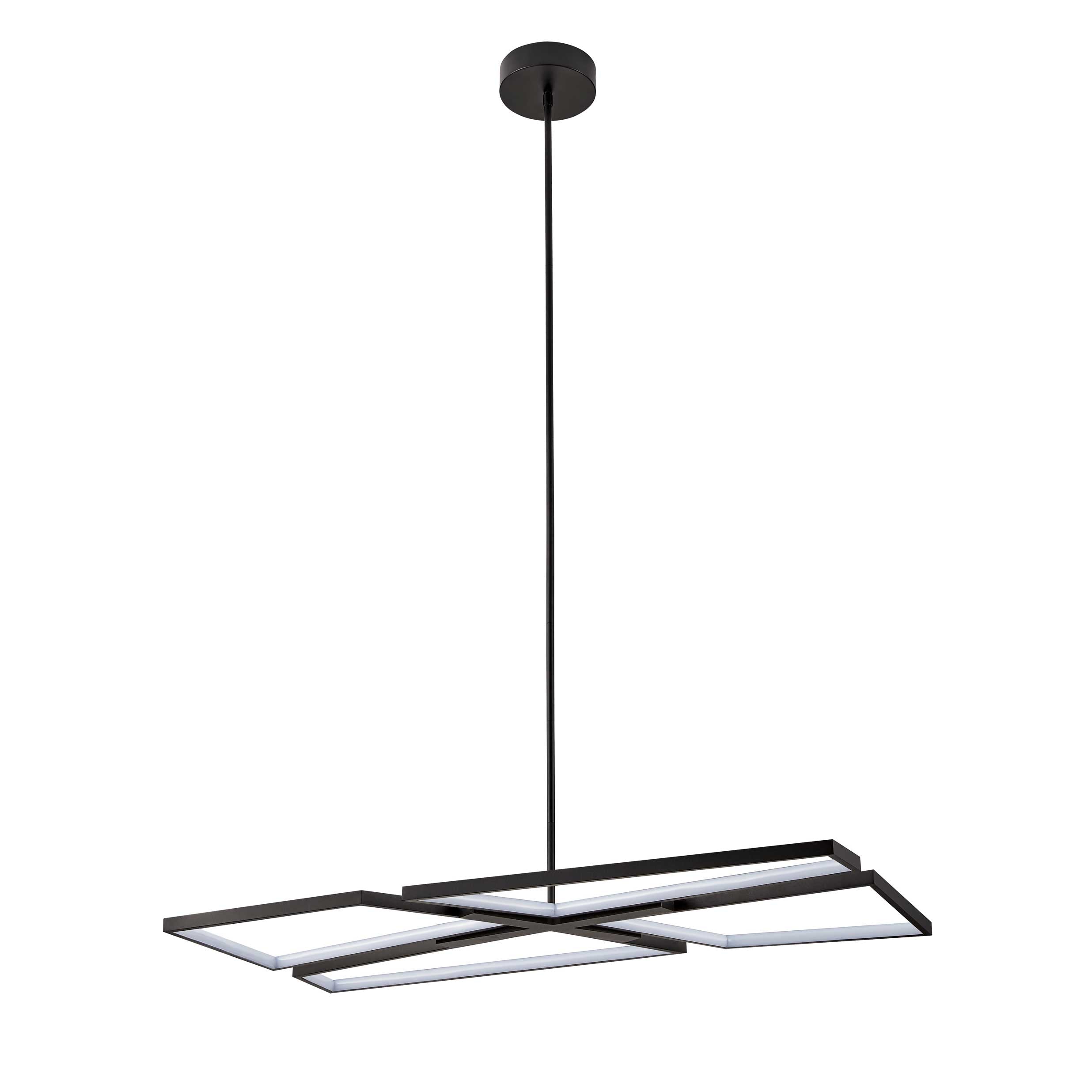 Luminaire suspendu Noir texturé | ALFIE