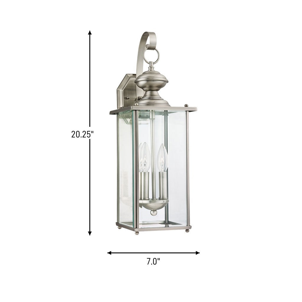 Lanterne murale extérieure 2 lumières | Jamestowne
