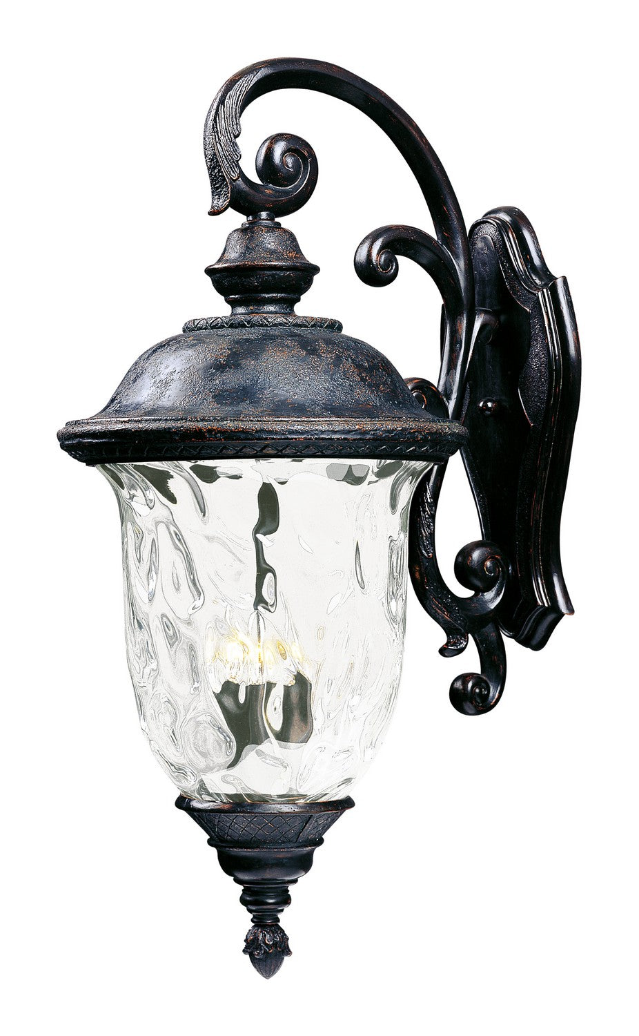 Maxim - Lanterne murale extérieure 3 lumières | Carriage House DC - 3498WGOB
